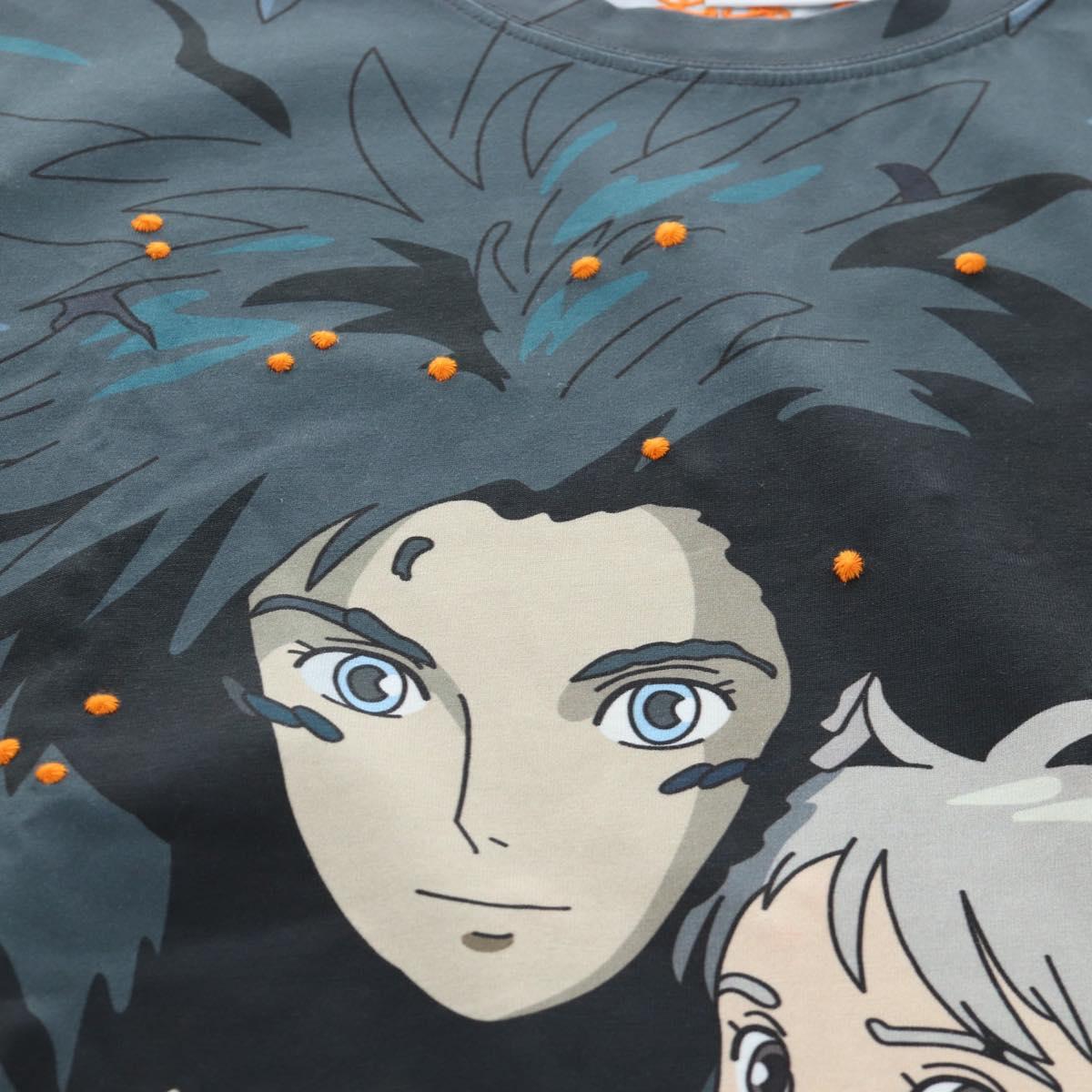 LOEWE Howl's Moving Castle Howl & Sophie T-shirt Cotton S Navy Auth 192680M