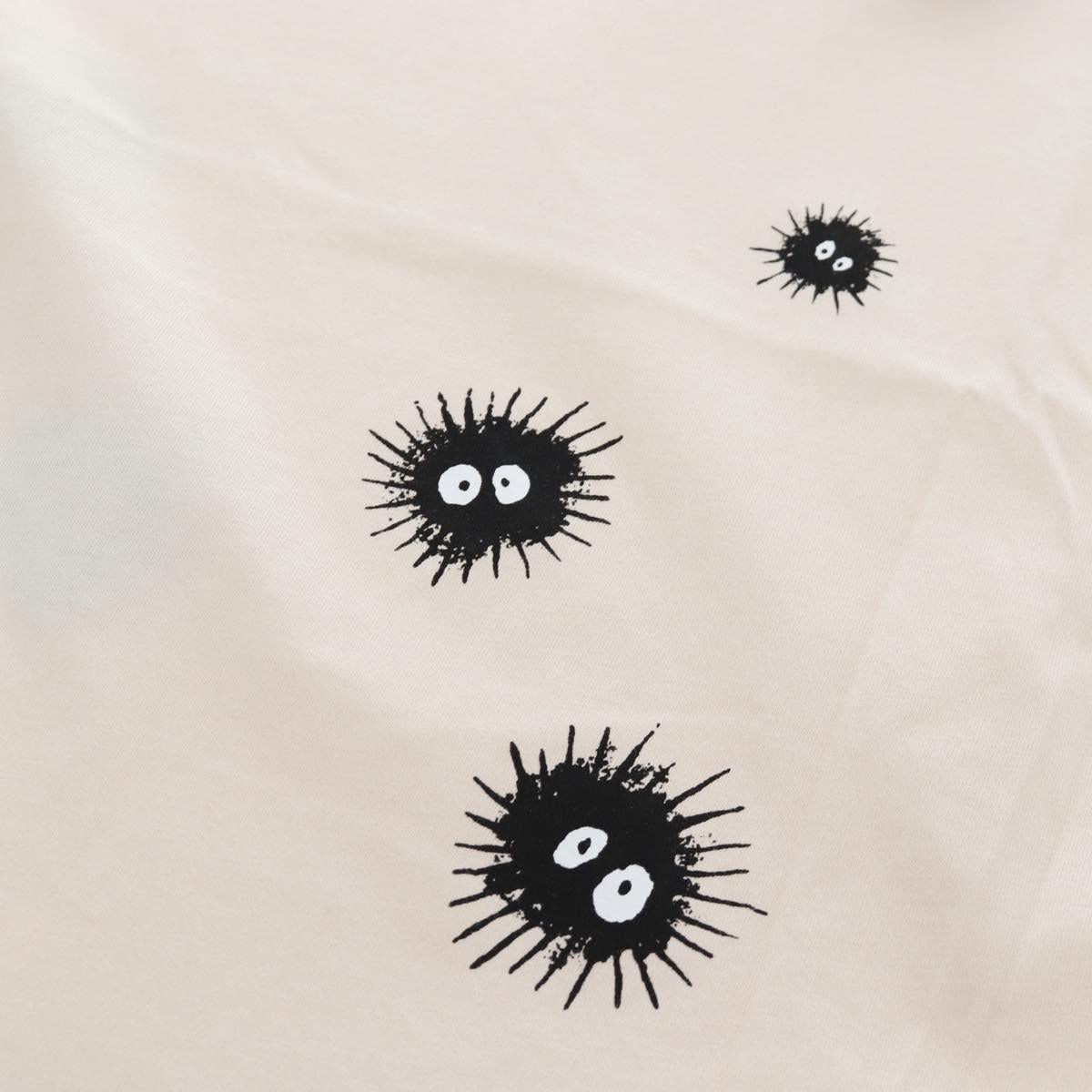 LOEWE Totoro Collaboration Soot Sprites T Shirt Cotton L Beige Auth 192681M