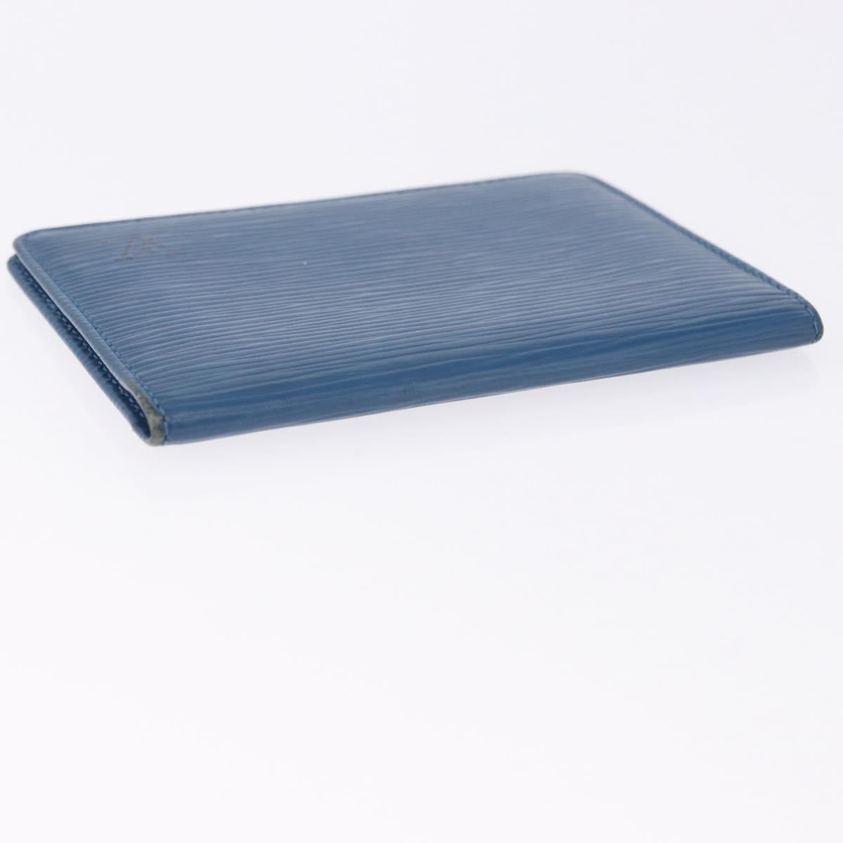 LOUIS VUITTON Epi Day Planner Cover 4 Set Blue Black Green LV Auth 192684