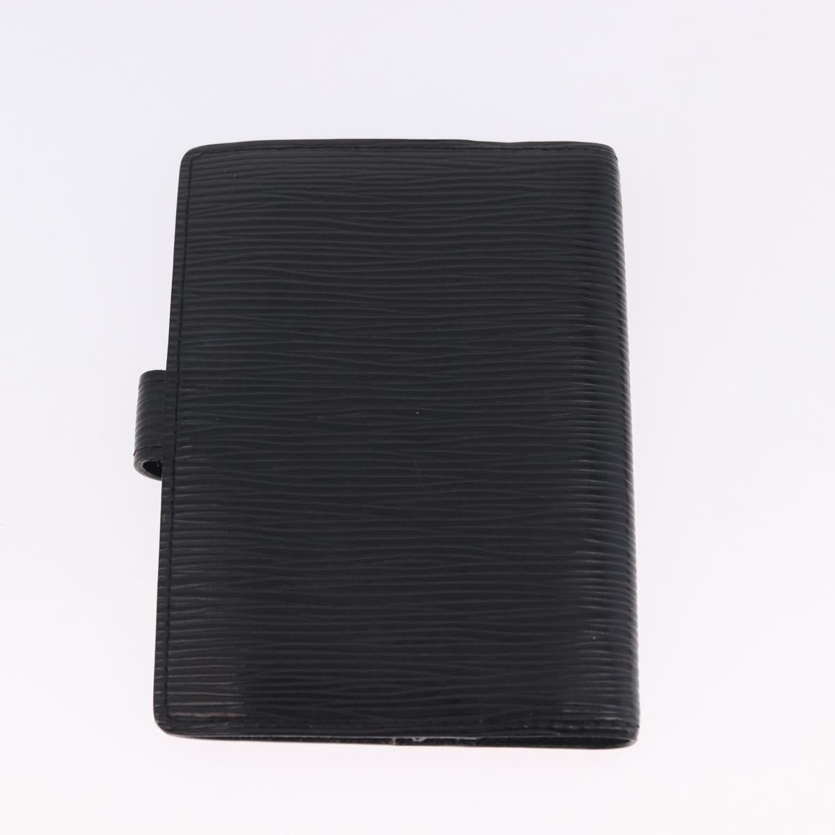 LOUIS VUITTON Epi Day Planner Cover 4 Set Blue Black Green LV Auth 192684