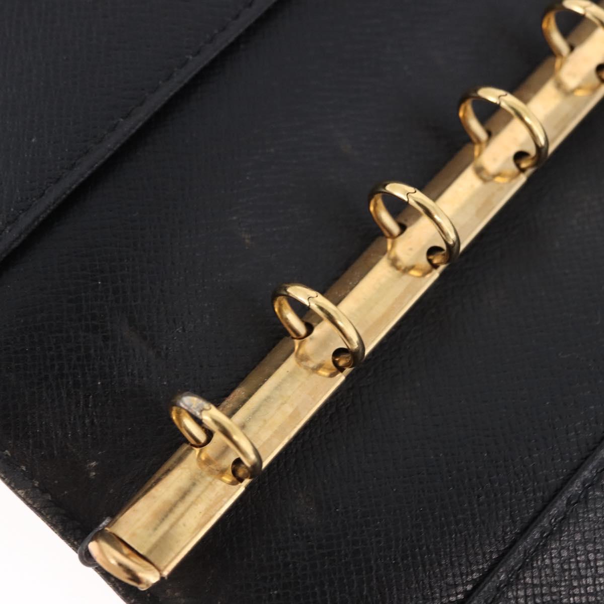 LOUIS VUITTON Epi Day Planner Cover 4 Set Blue Black Green LV Auth 192684
