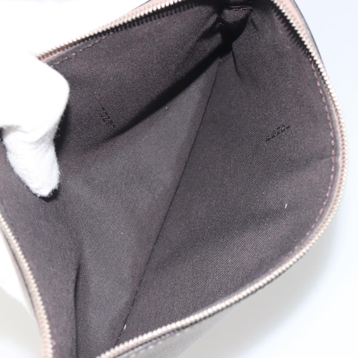 FENDI F's Tote Bag Leather Gray 8BH348 Auth 192696A