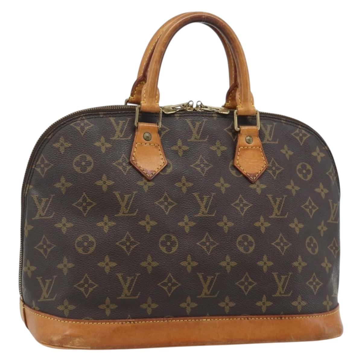 LOUIS VUITTON Monogram Alma Hand Bag M51130 LV Auth 192699