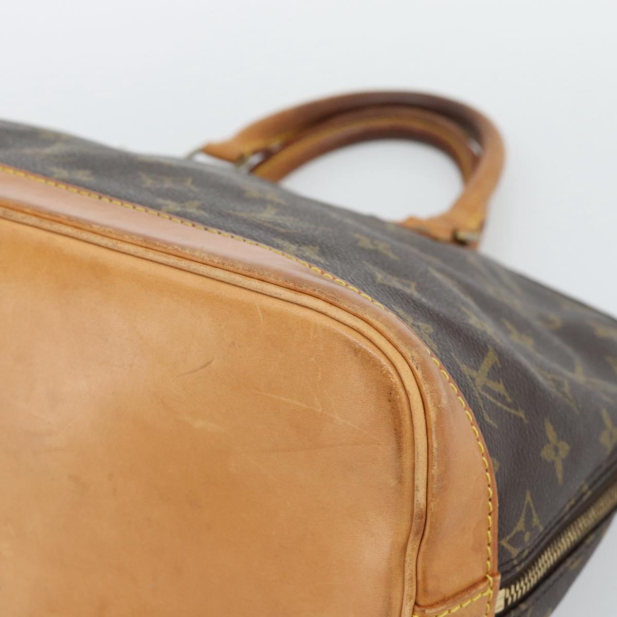 LOUIS VUITTON Monogram Alma Hand Bag M51130 LV Auth 192699