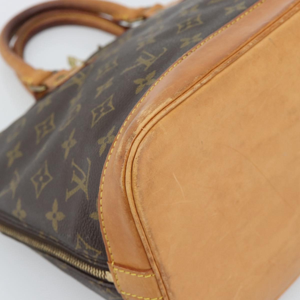 LOUIS VUITTON Monogram Alma Hand Bag M51130 LV Auth 192699