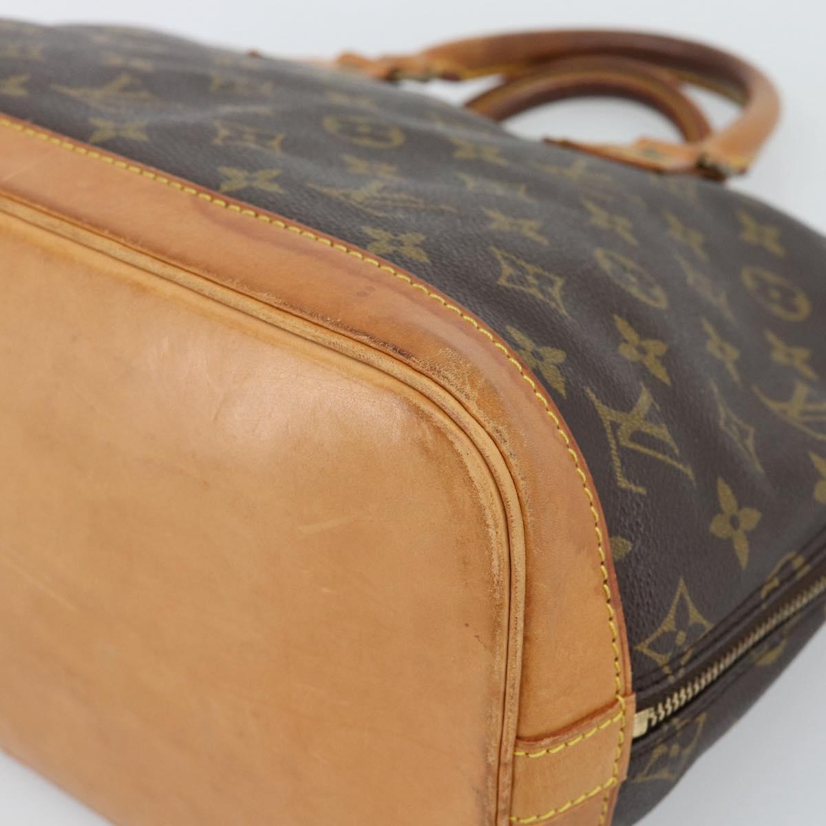 LOUIS VUITTON Monogram Alma Hand Bag M51130 LV Auth 192699