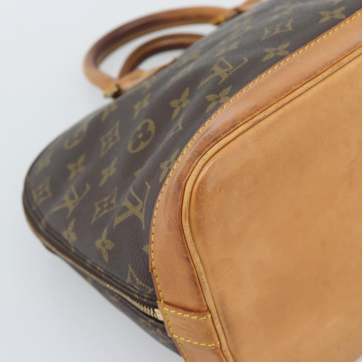 LOUIS VUITTON Monogram Alma Hand Bag M51130 LV Auth 192699