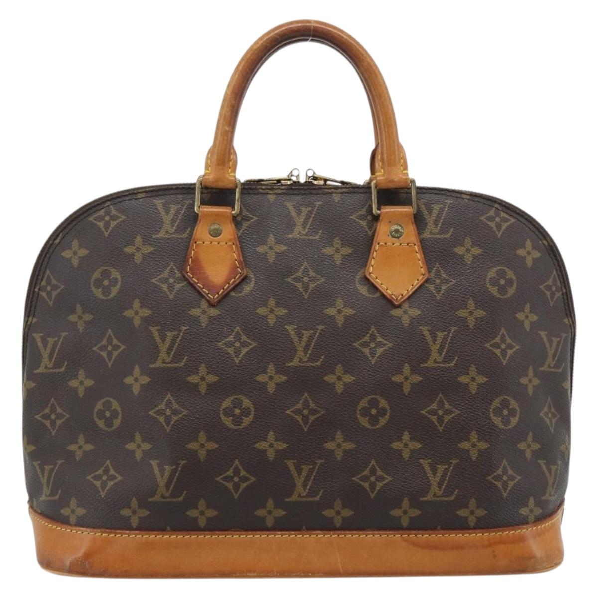 LOUIS VUITTON Monogram Alma Hand Bag M51130 LV Auth 192699