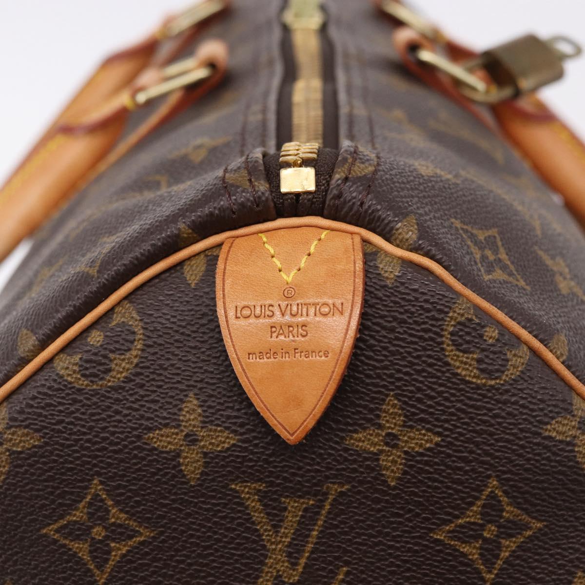LOUIS VUITTON Monogram Keepall 50 Boston Bag M41426 LV Auth 192721V