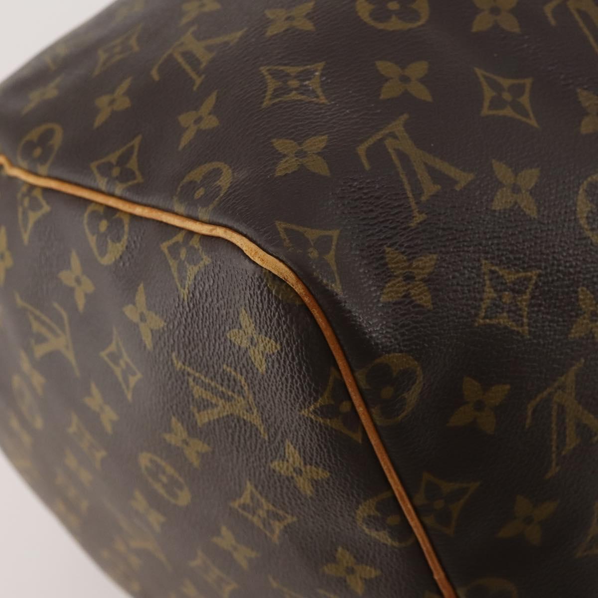 LOUIS VUITTON Monogram Keepall 55 Boston Bag M41424 LV Auth 192722A
