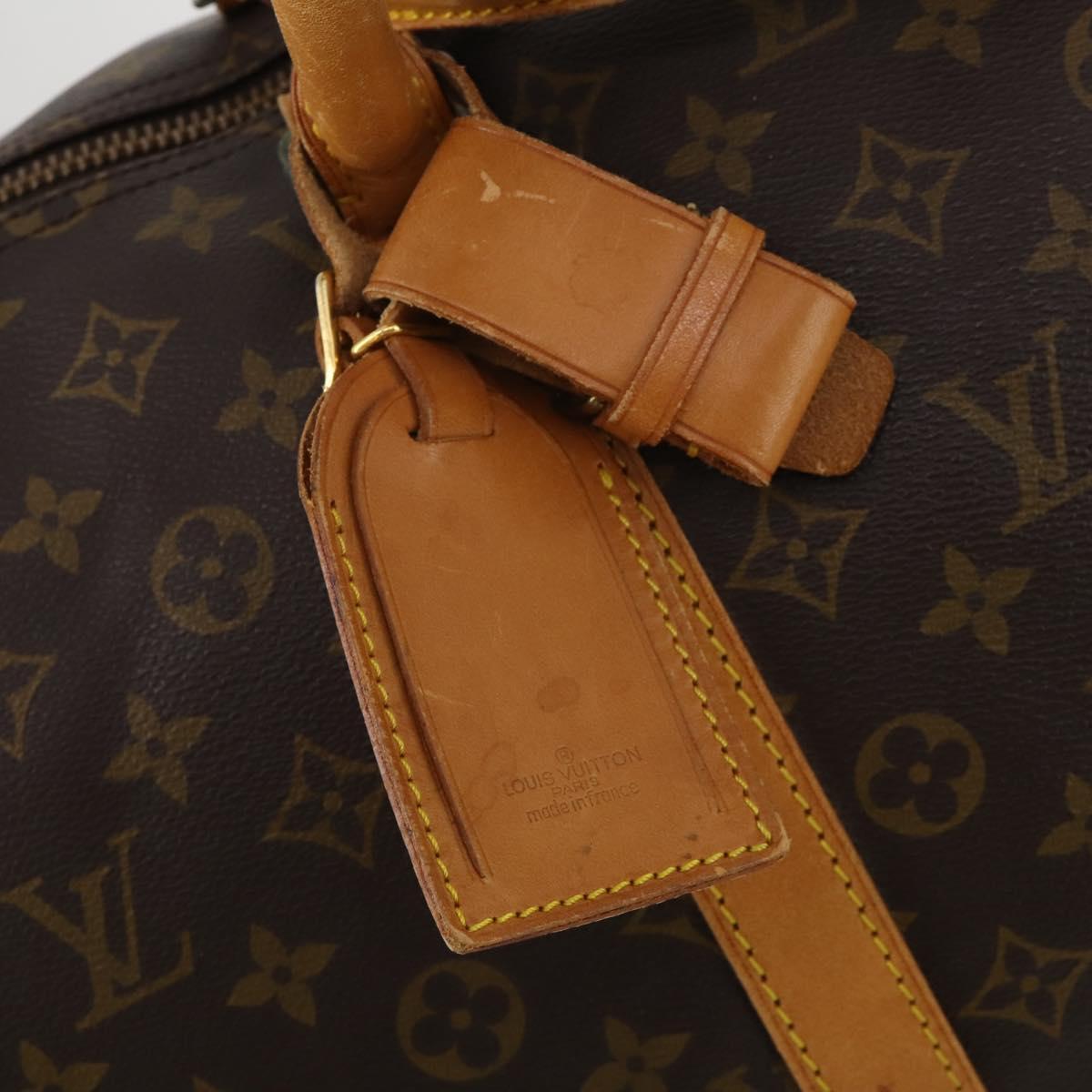 LOUIS VUITTON Monogram Keepall 55 Boston Bag M41424 LV Auth 192722A