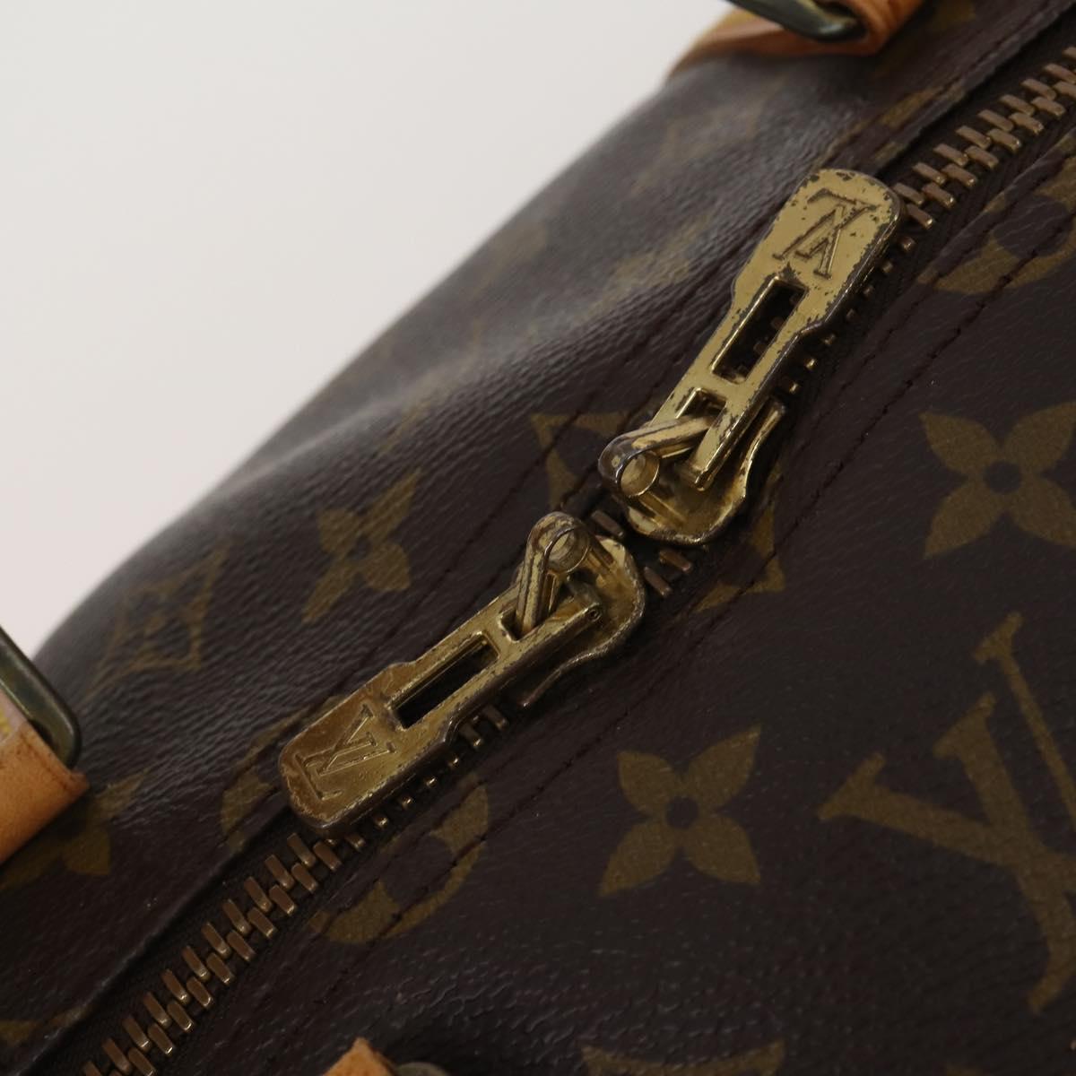 LOUIS VUITTON Monogram Keepall 55 Boston Bag M41424 LV Auth 192722A