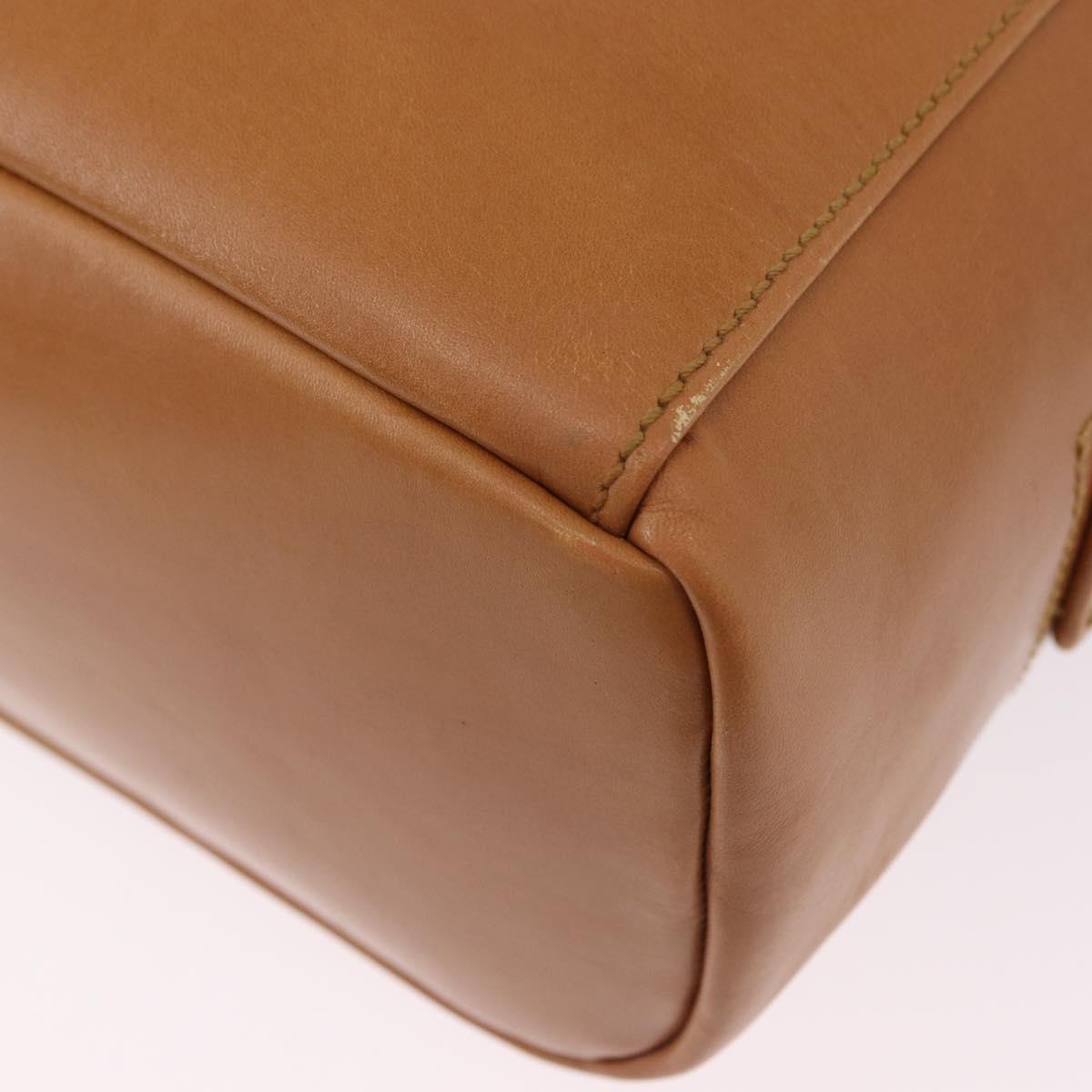GUCCI Shoulder Bag Canvas Green Beige 110233 Auth 192739A
