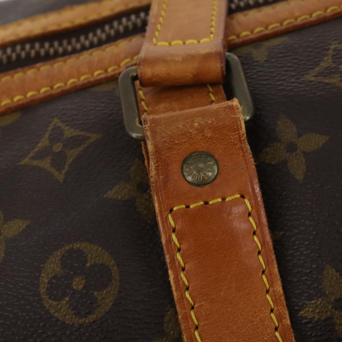 LOUIS VUITTON Monogram Sac Souple 55 Boston Bag M41622 LV Auth 192745