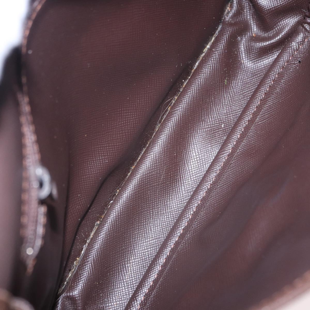 Burberrys Nova Check Shoulder Bag Canvas Brown Gold Tone Auth 192747