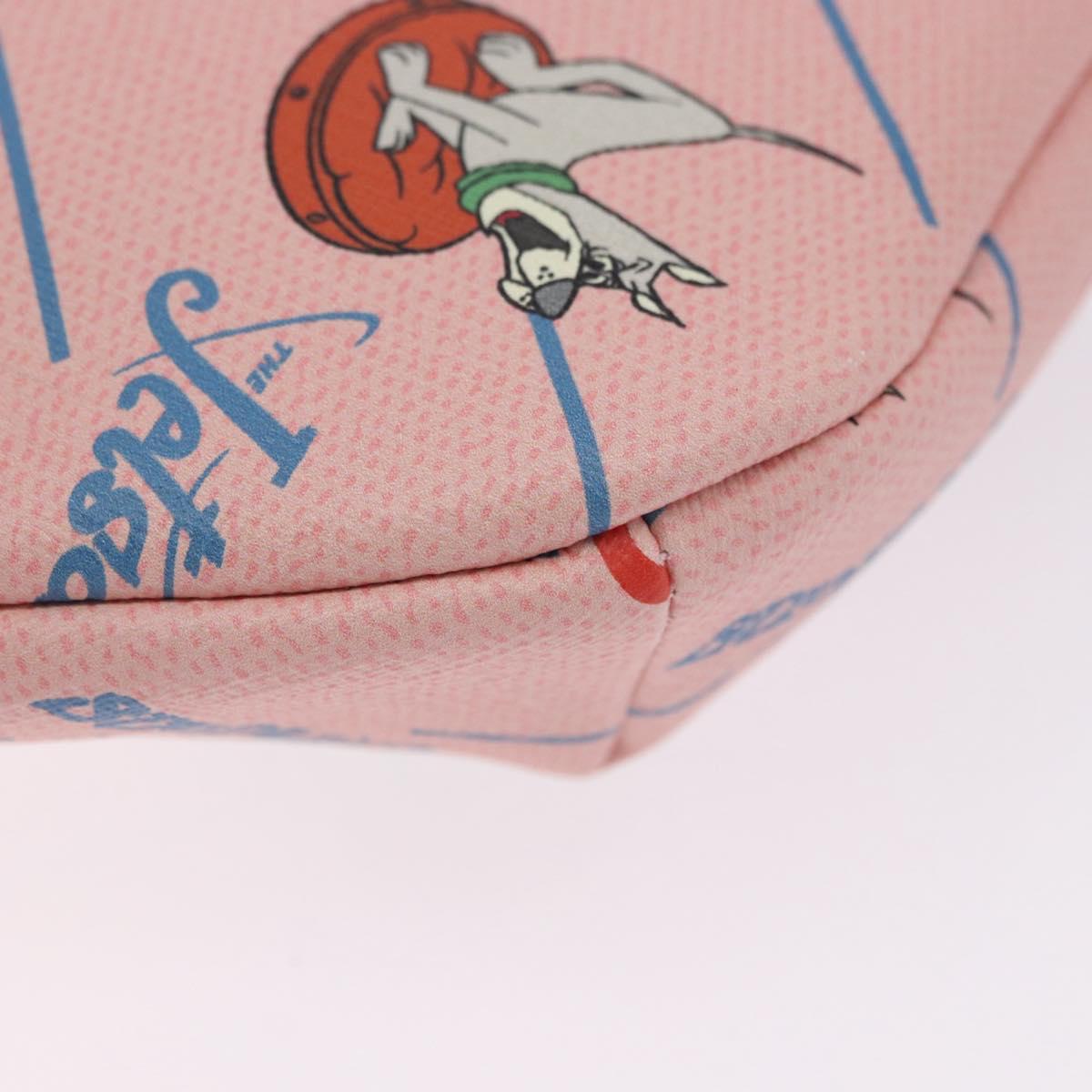 GUCCI Jetsons Collaboration Body Bag Canvas Pink Silver 502095 Auth 192761M