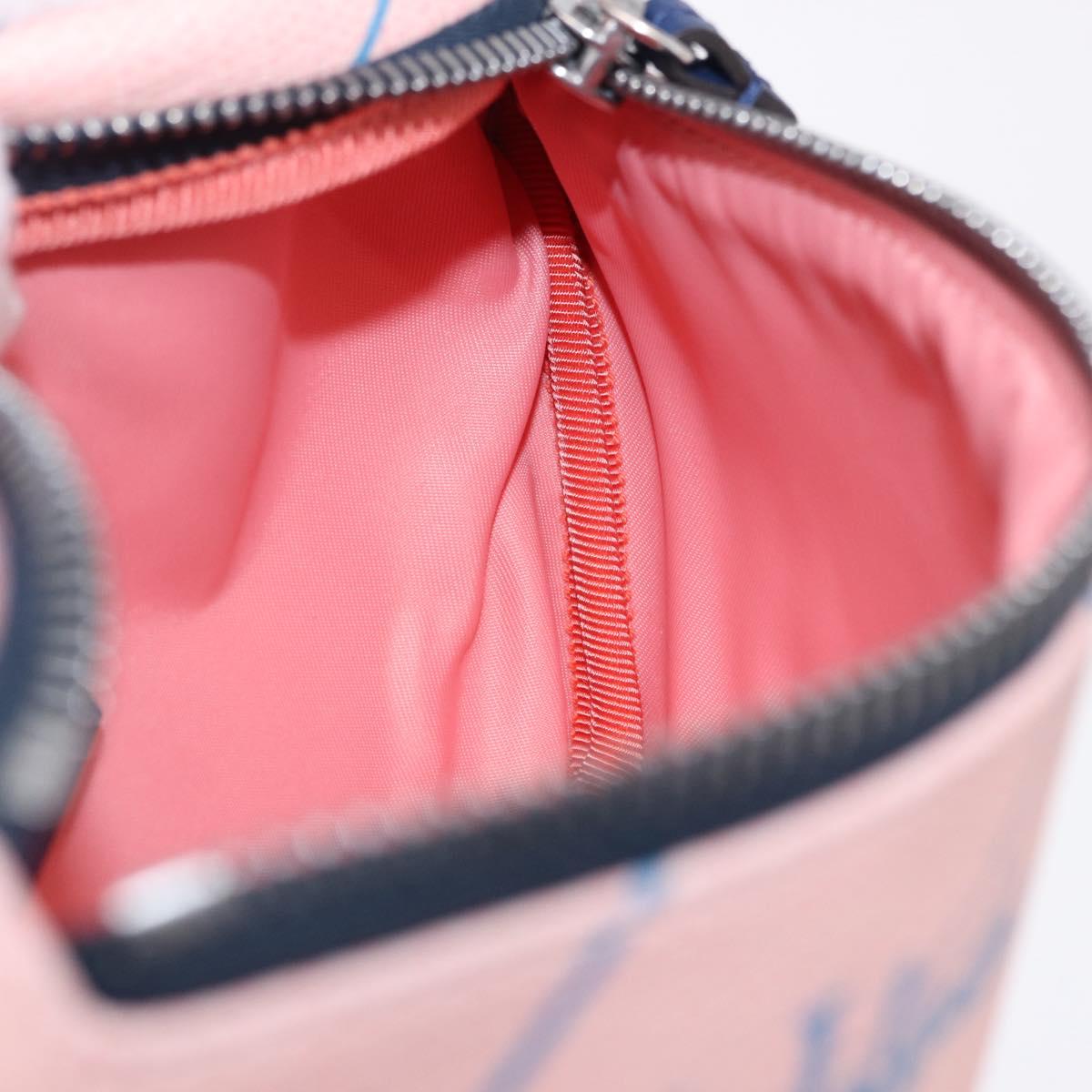 GUCCI Jetsons Collaboration Body Bag Canvas Pink Silver 502095 Auth 192761M