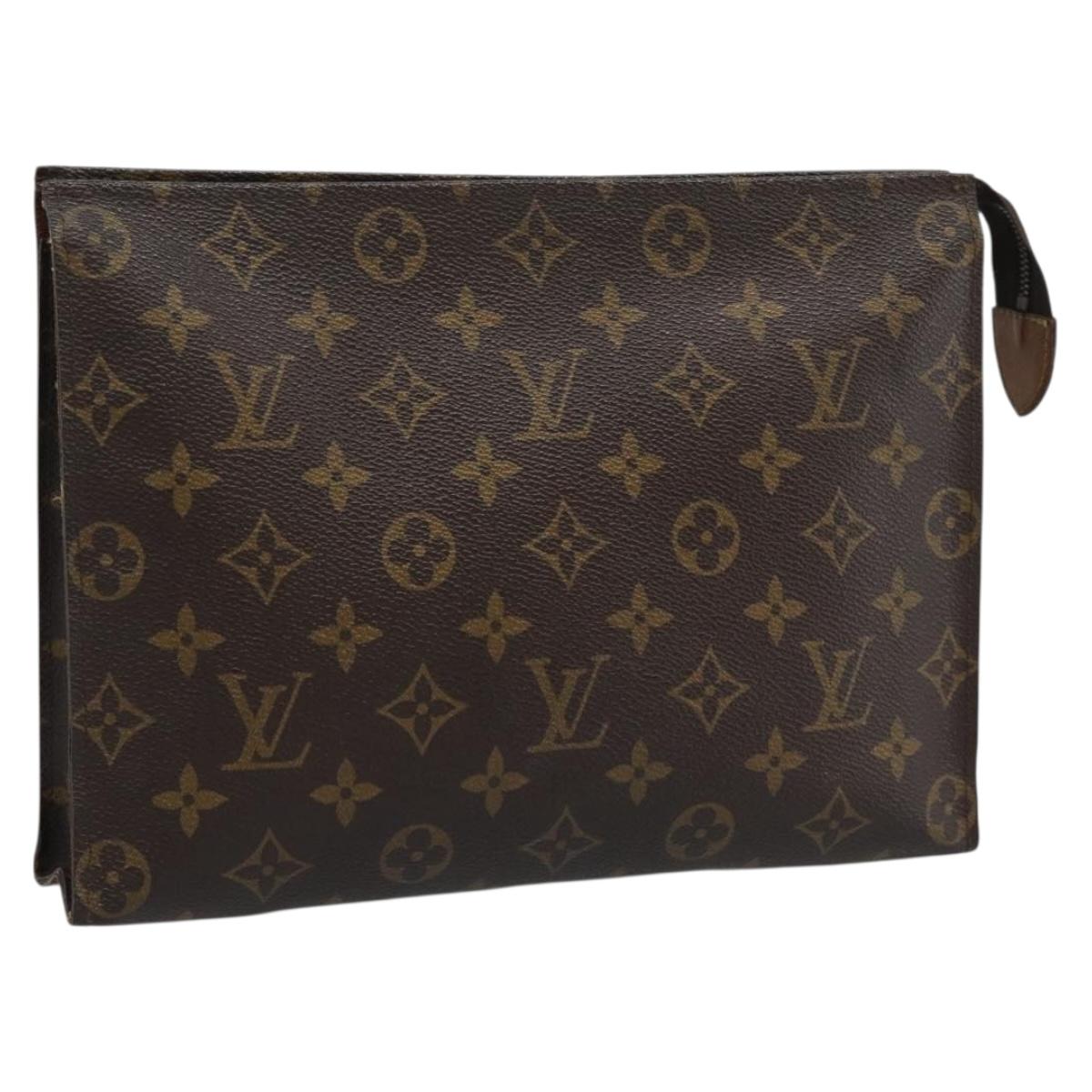 LOUIS VUITTON Monogram Poche Toilette 26 Pouch M47542 LV Auth 192767A