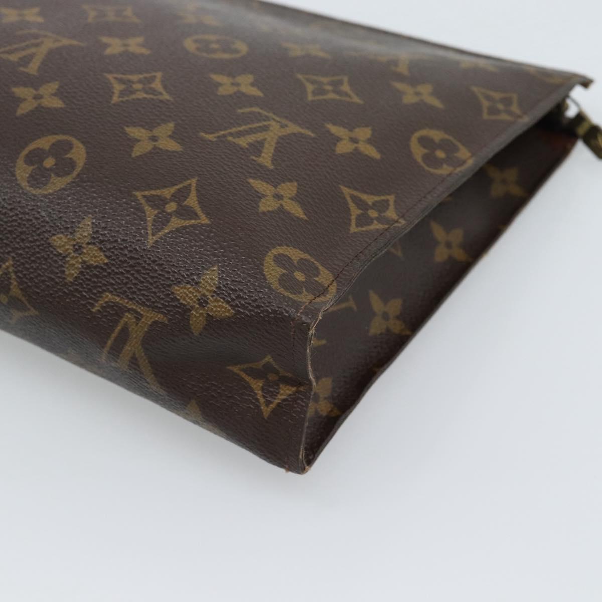 LOUIS VUITTON Monogram Poche Toilette 26 Pouch M47542 LV Auth 192767A