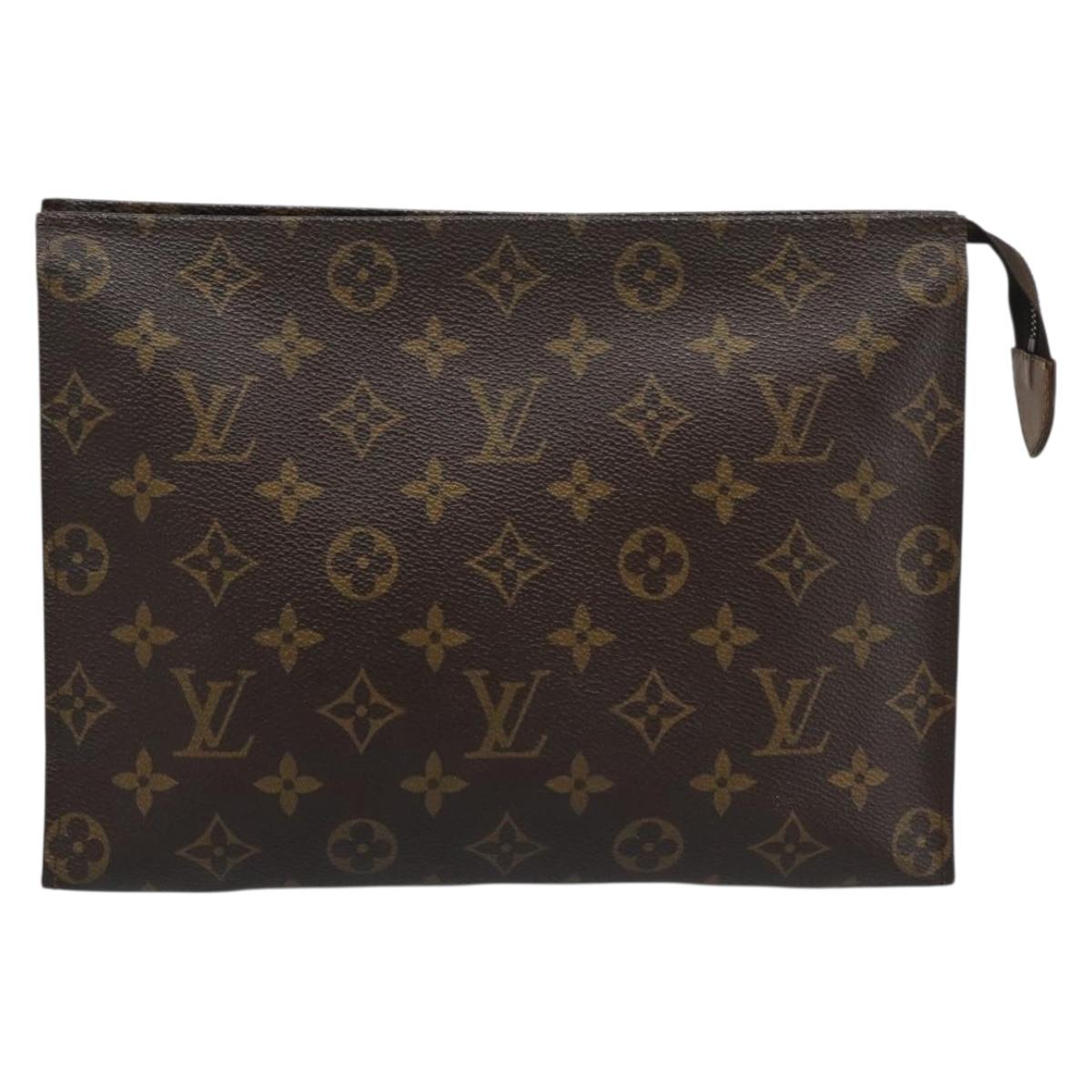 LOUIS VUITTON Monogram Poche Toilette 26 Pouch M47542 LV Auth 192767A