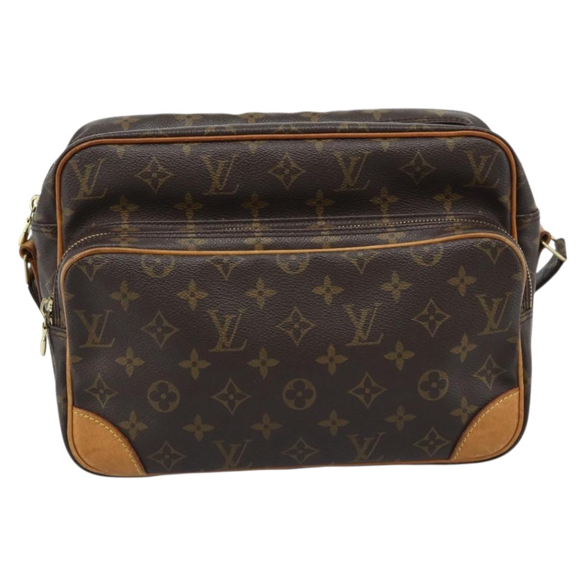 LOUIS VUITTON Monogram Nile Shoulder Bag M45244 LV Auth 192776A