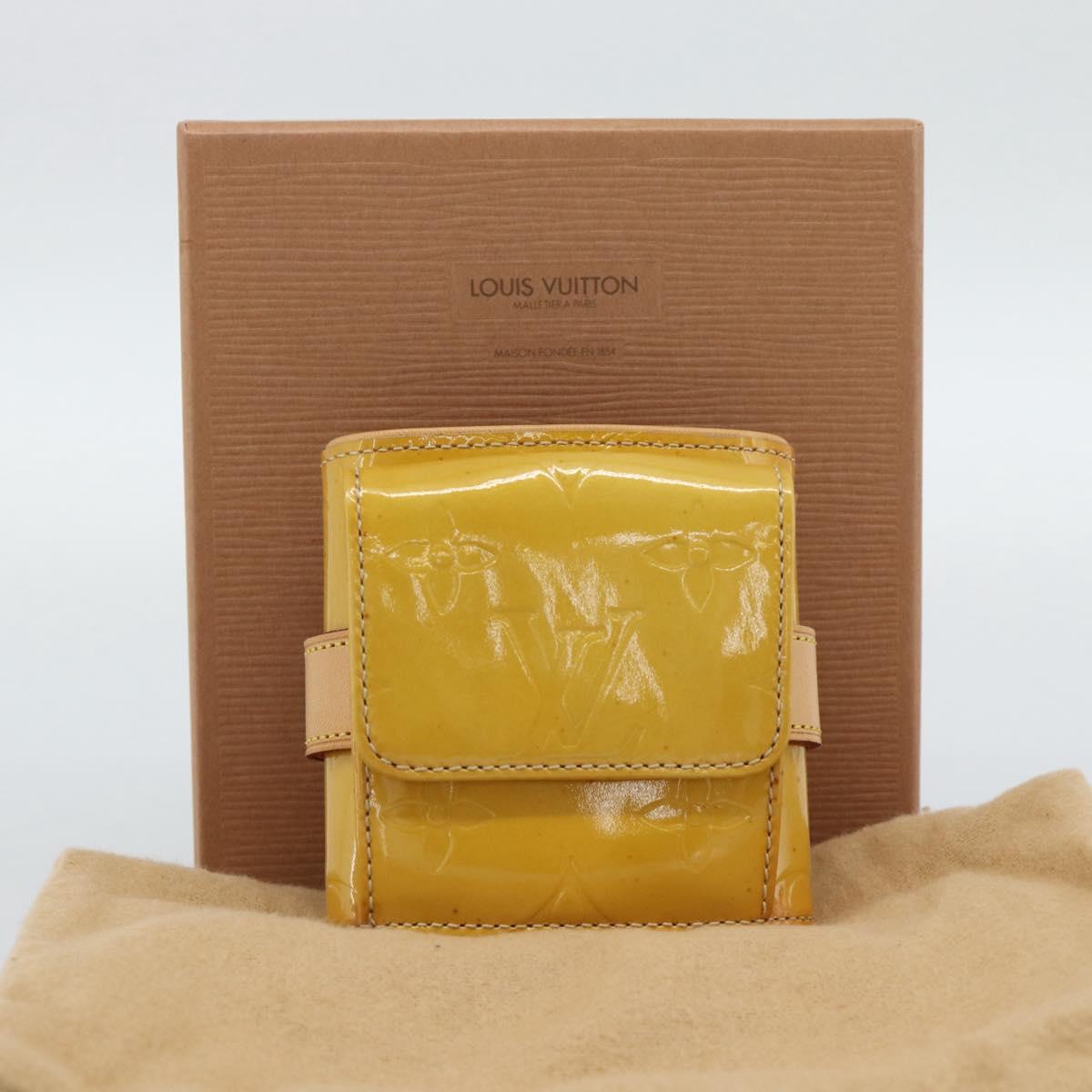 LOUIS VUITTON Monogram Vernis Lafayette Street Purse Beige M91013 LV Auth 192777