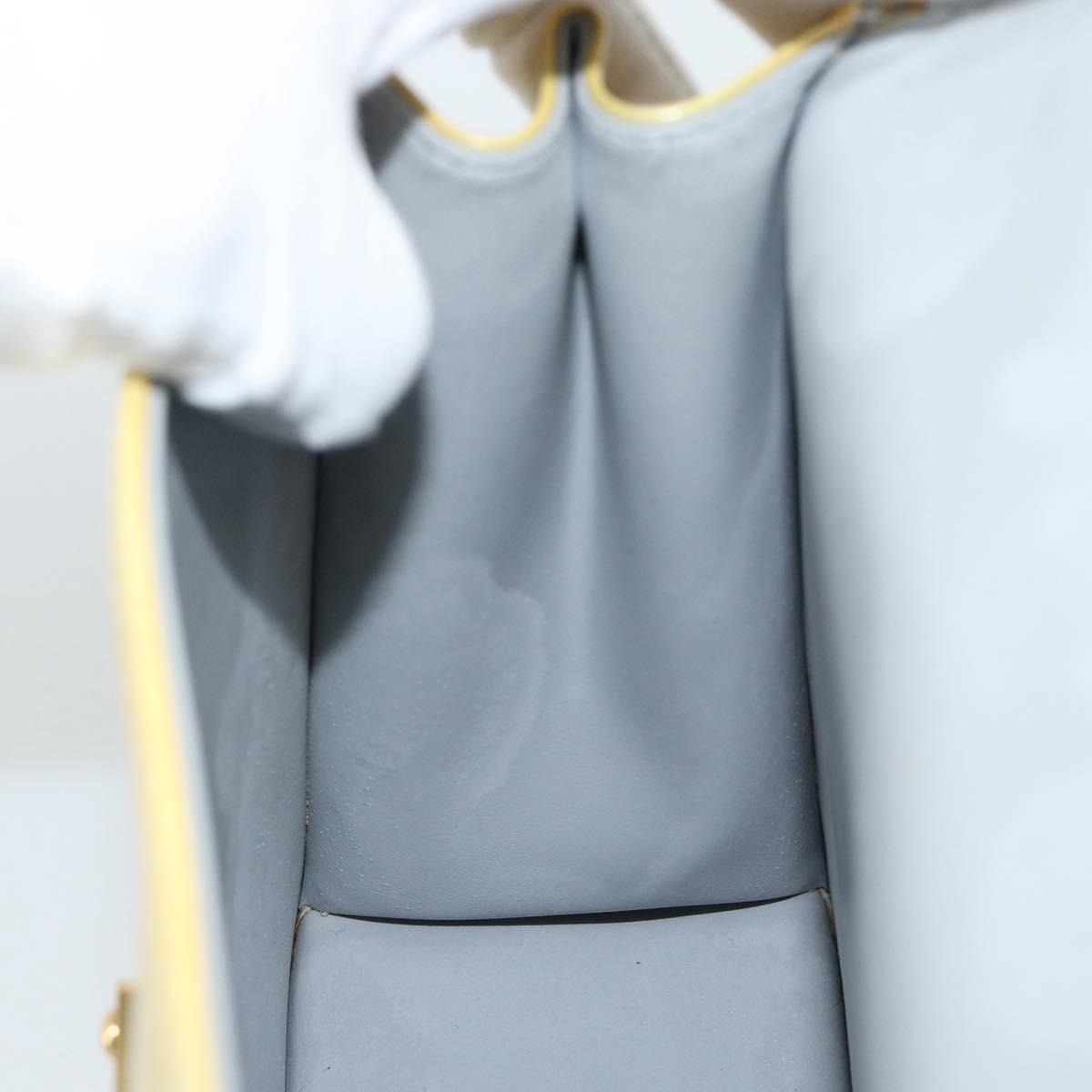 LOUIS VUITTON Monogram Vernis Spring Street Hand Bag Gris M91029 LV Auth 192779