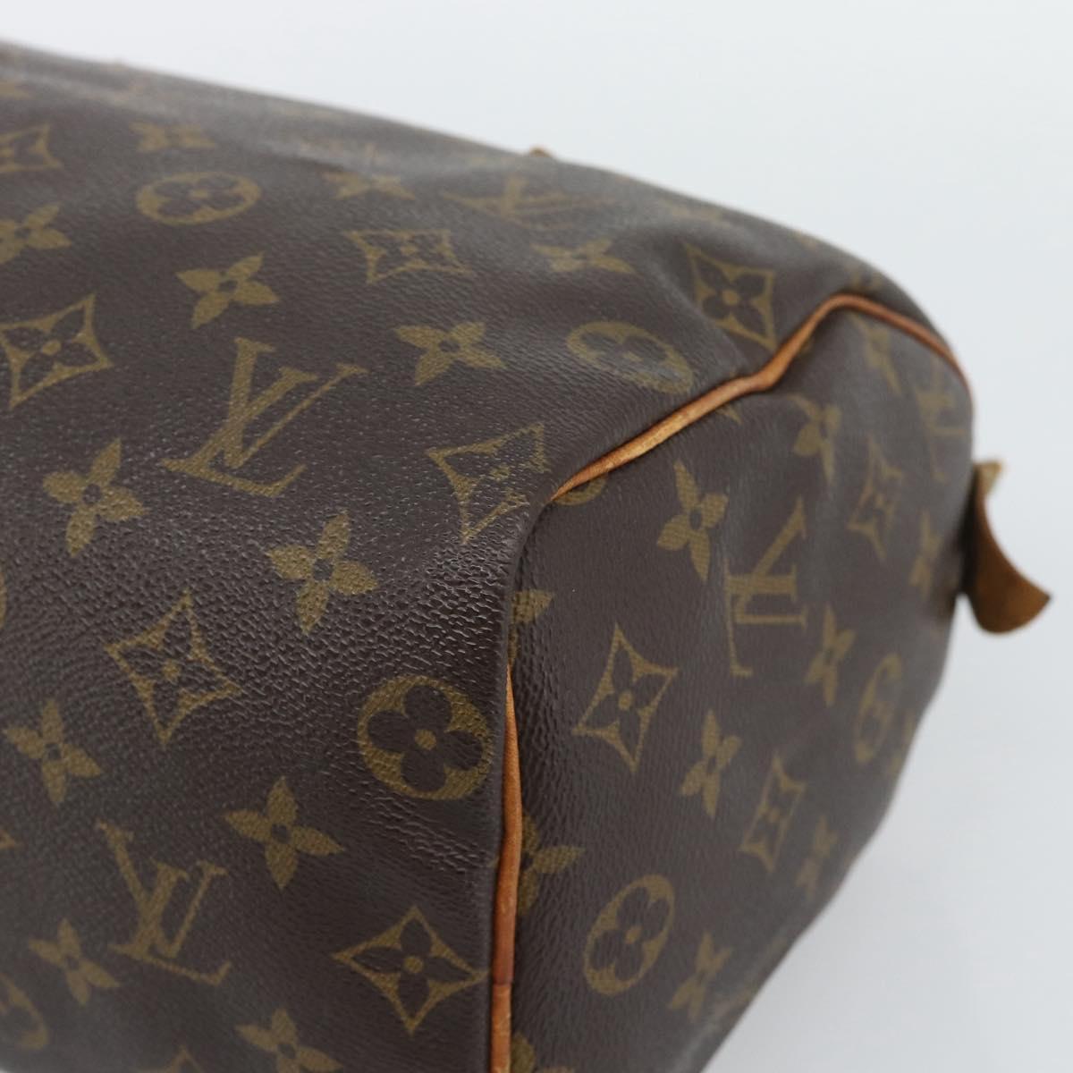 LOUIS VUITTON Monogram Speedy 25 Hand Bag M41528 LV Auth 192791
