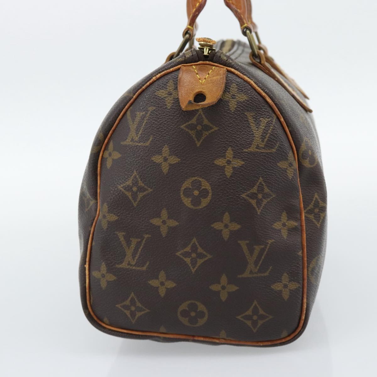 LOUIS VUITTON Monogram Speedy 25 Hand Bag M41528 LV Auth 192791