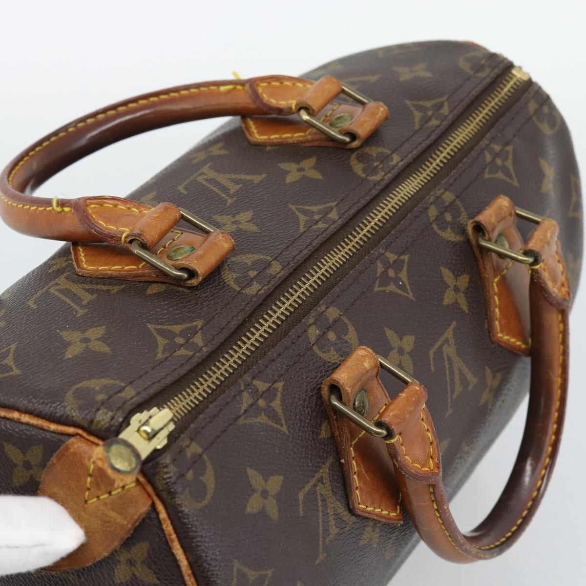 LOUIS VUITTON Monogram Speedy 25 Hand Bag M41528 LV Auth 192791