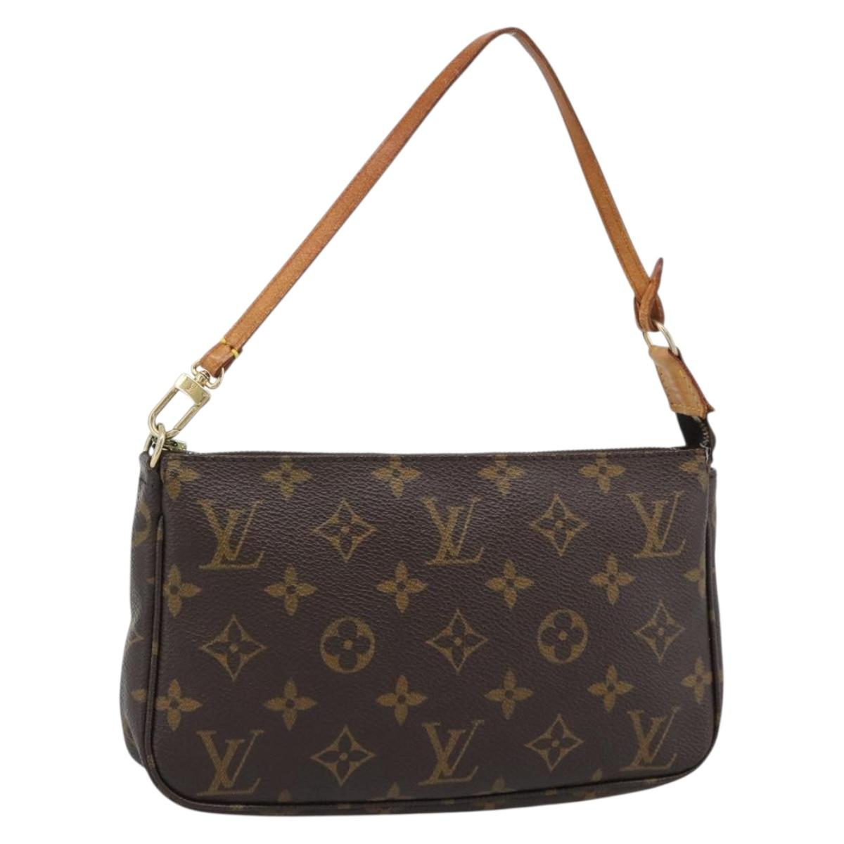 LOUIS VUITTON Monogram Pochette Accessoires Pouch M51980 LV Auth 192795