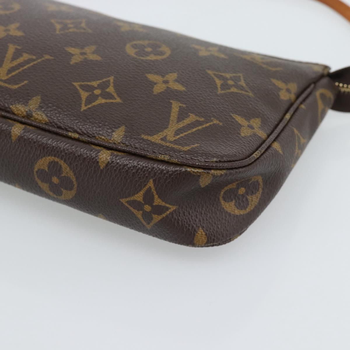 LOUIS VUITTON Monogram Pochette Accessoires Pouch M51980 LV Auth 192795