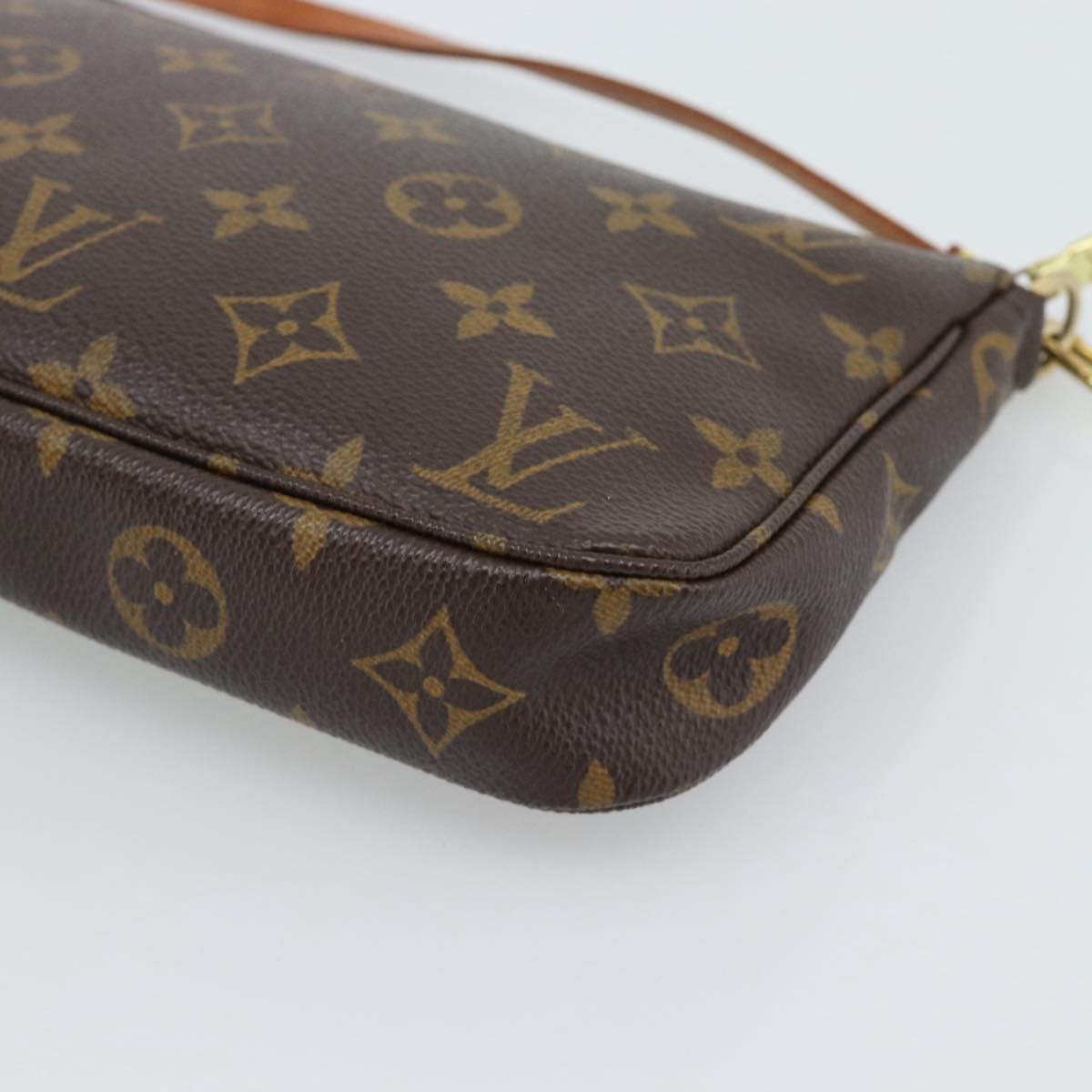 LOUIS VUITTON Monogram Pochette Accessoires Pouch M51980 LV Auth 192795