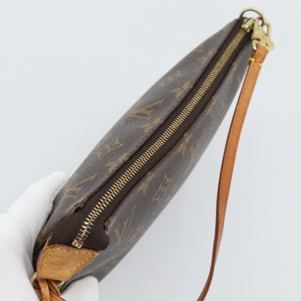 LOUIS VUITTON Monogram Pochette Accessoires Pouch M51980 LV Auth 192795