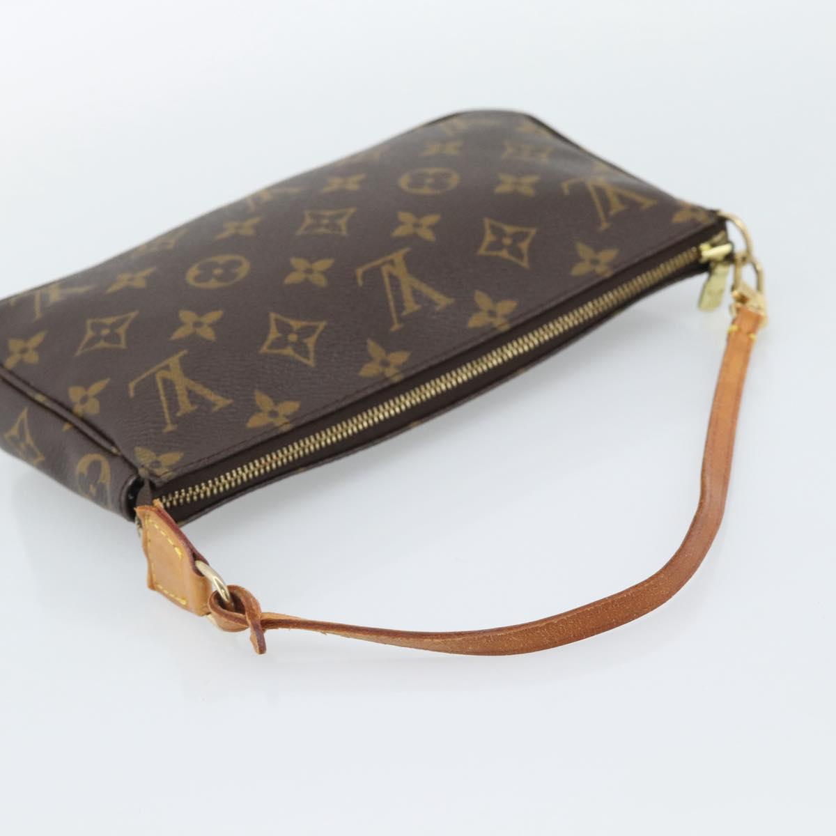 LOUIS VUITTON Monogram Pochette Accessoires Pouch M51980 LV Auth 192795