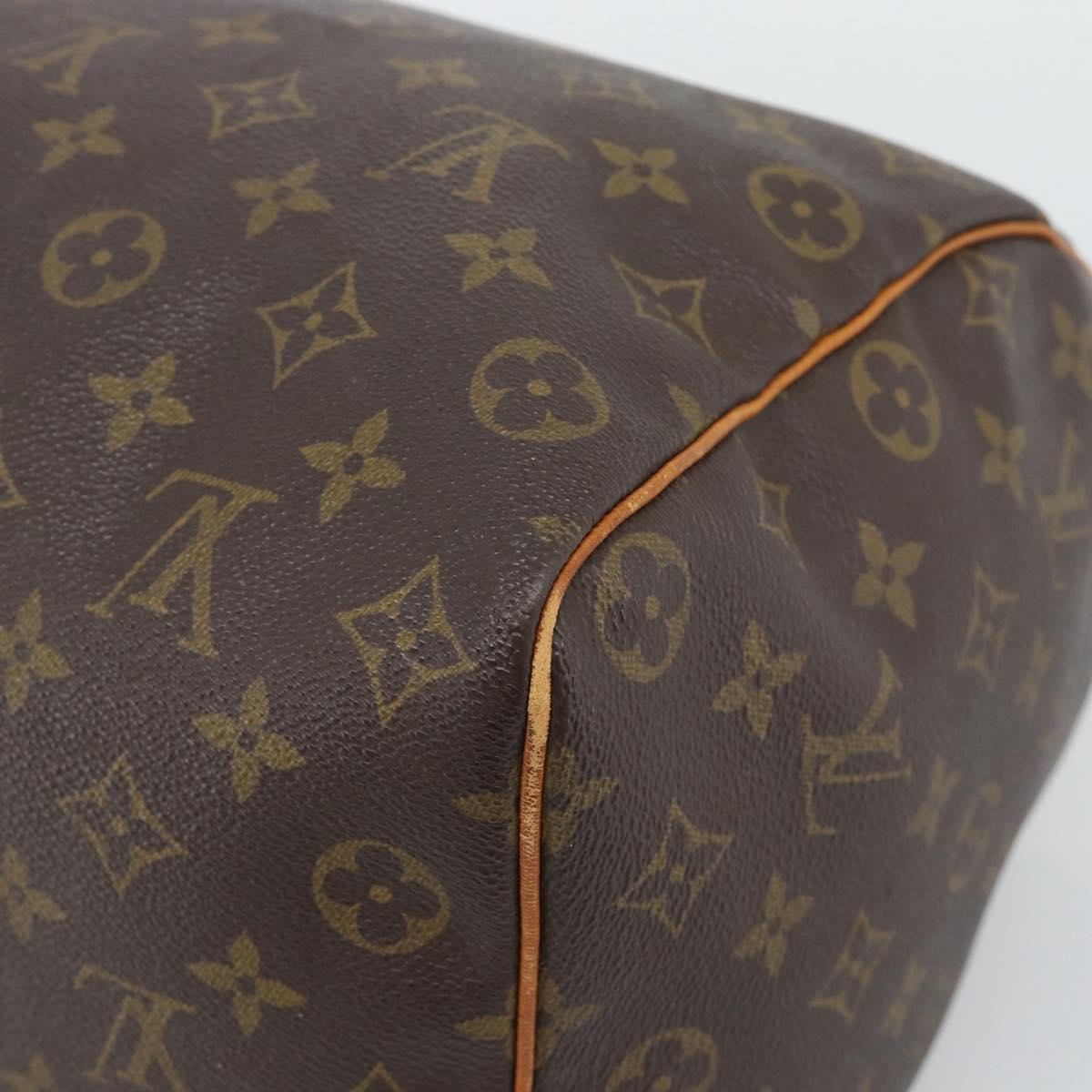 LOUIS VUITTON Monogram Speedy 35 Hand Bag M41524 LV Auth 192797