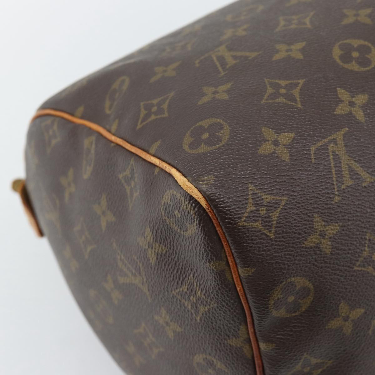 LOUIS VUITTON Monogram Speedy 35 Hand Bag M41524 LV Auth 192797