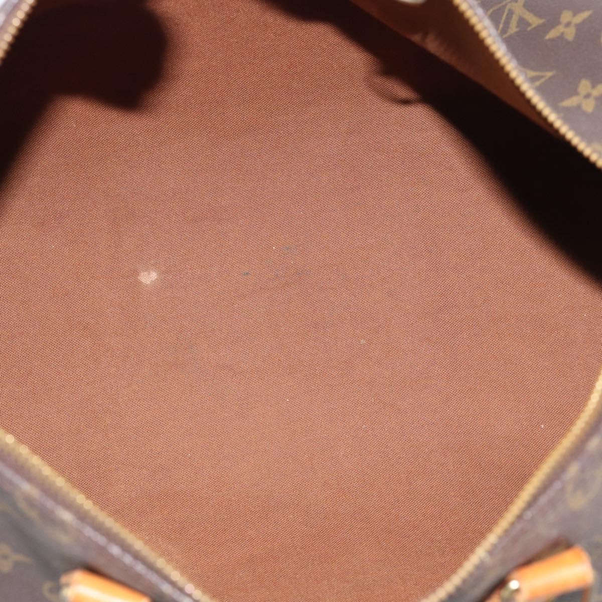LOUIS VUITTON Monogram Speedy 35 Hand Bag M41524 LV Auth 192797