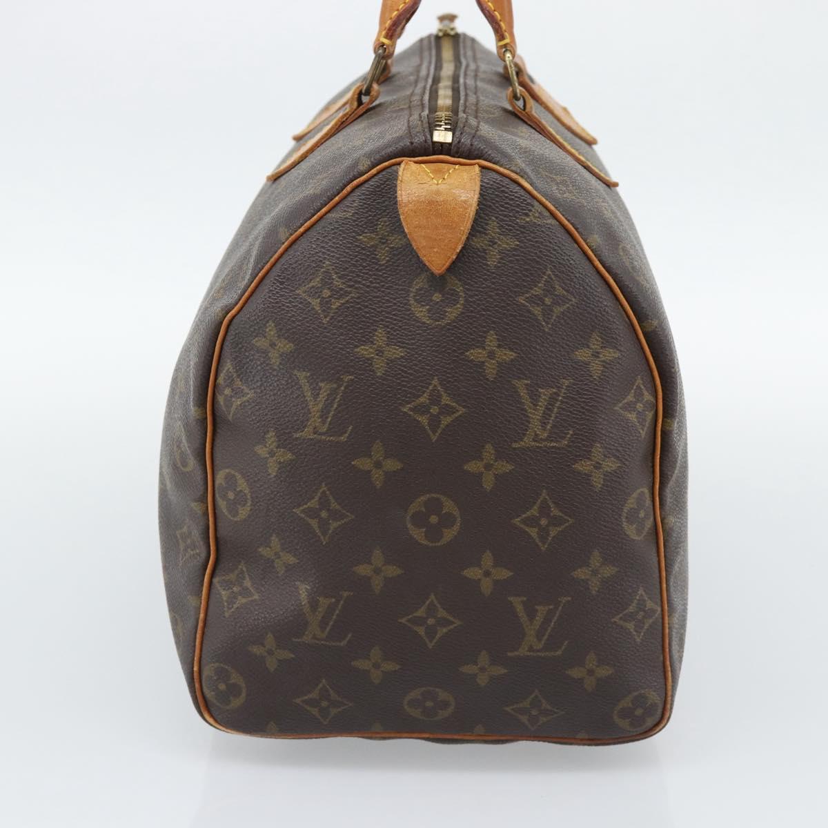 LOUIS VUITTON Monogram Speedy 35 Hand Bag M41524 LV Auth 192797