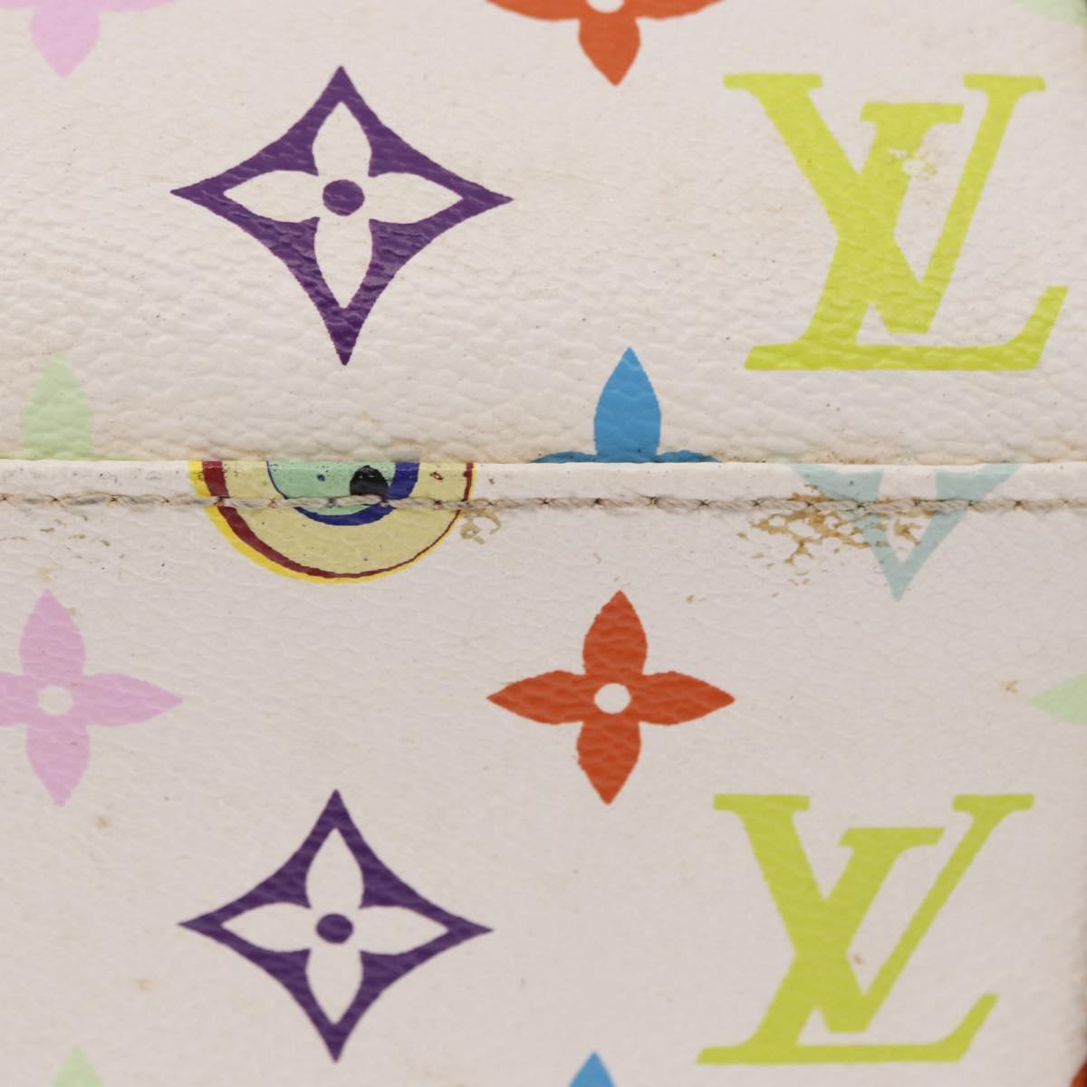 LOUIS VUITTON I Love Monogram Multicolor Sack Retro GM White M92053 Auth 192798A