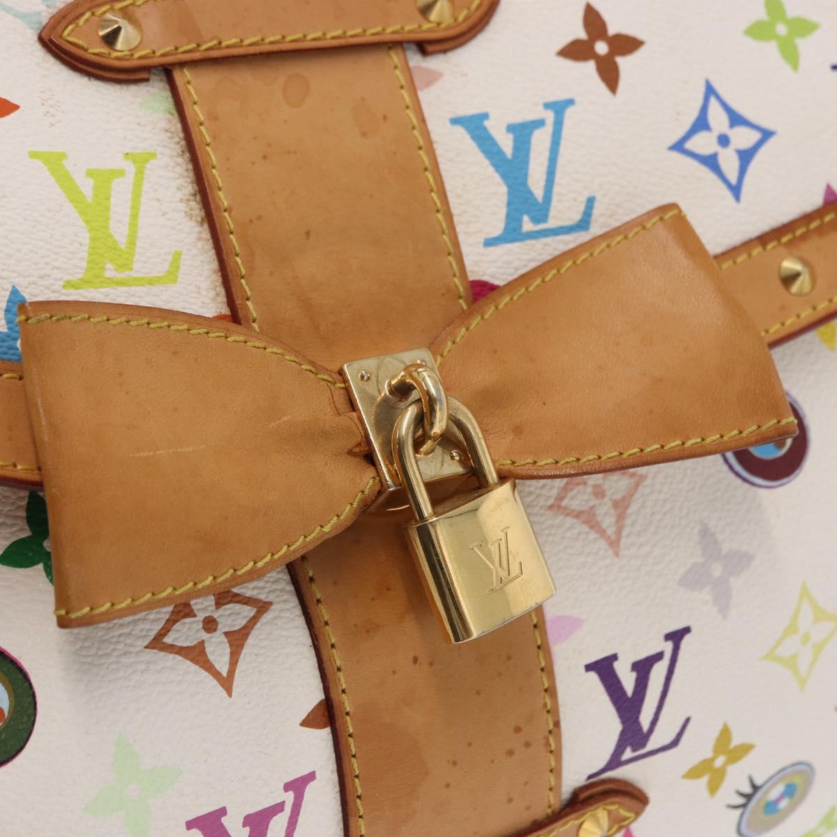 LOUIS VUITTON I Love Monogram Multicolor Sack Retro GM White M92053 Auth 192798A