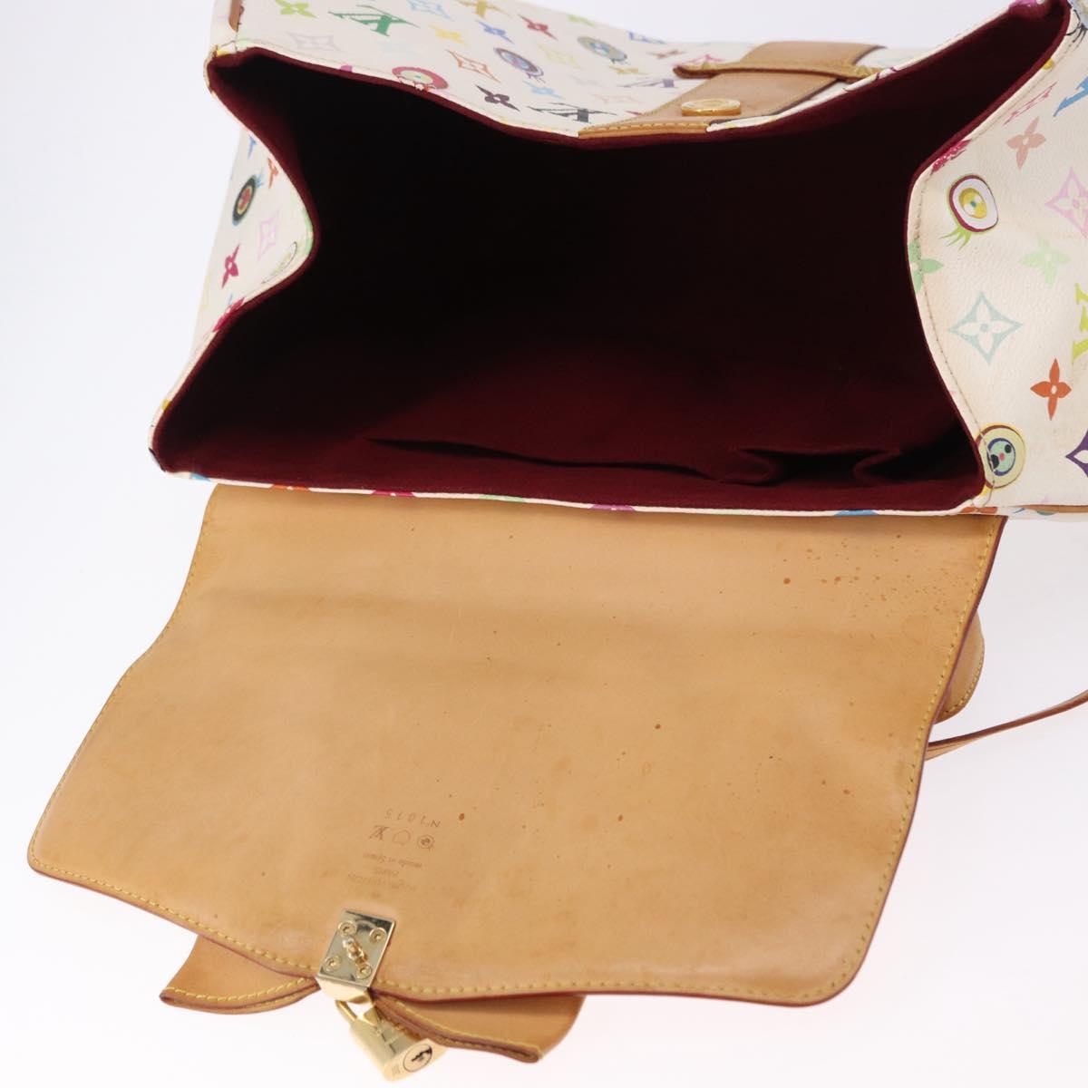 LOUIS VUITTON I Love Monogram Multicolor Sack Retro GM White M92053 Auth 192798A