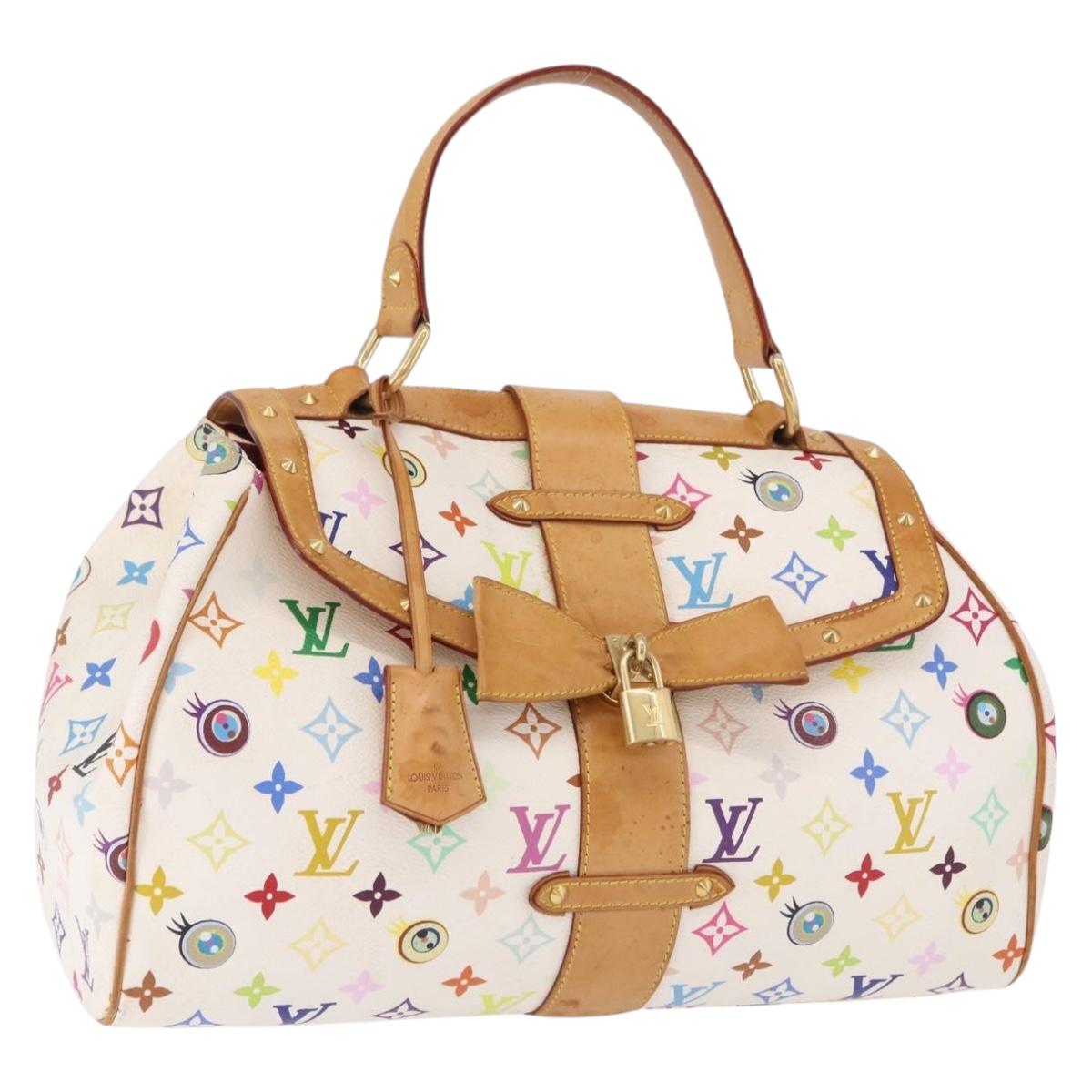 LOUIS VUITTON I Love Monogram Multicolor Sack Retro GM White M92053 Auth 192798A