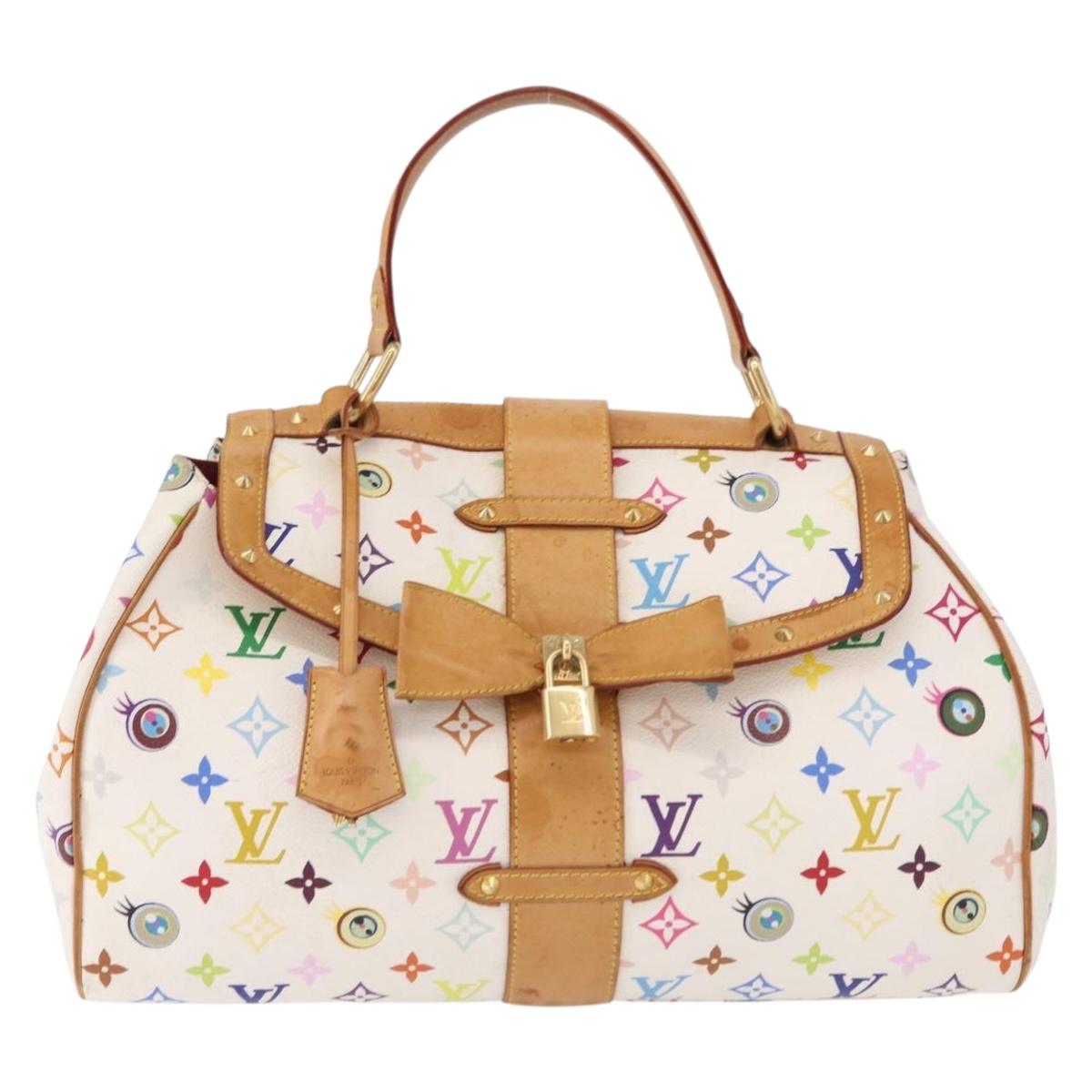 LOUIS VUITTON I Love Monogram Multicolor Sack Retro GM White M92053 Auth 192798A