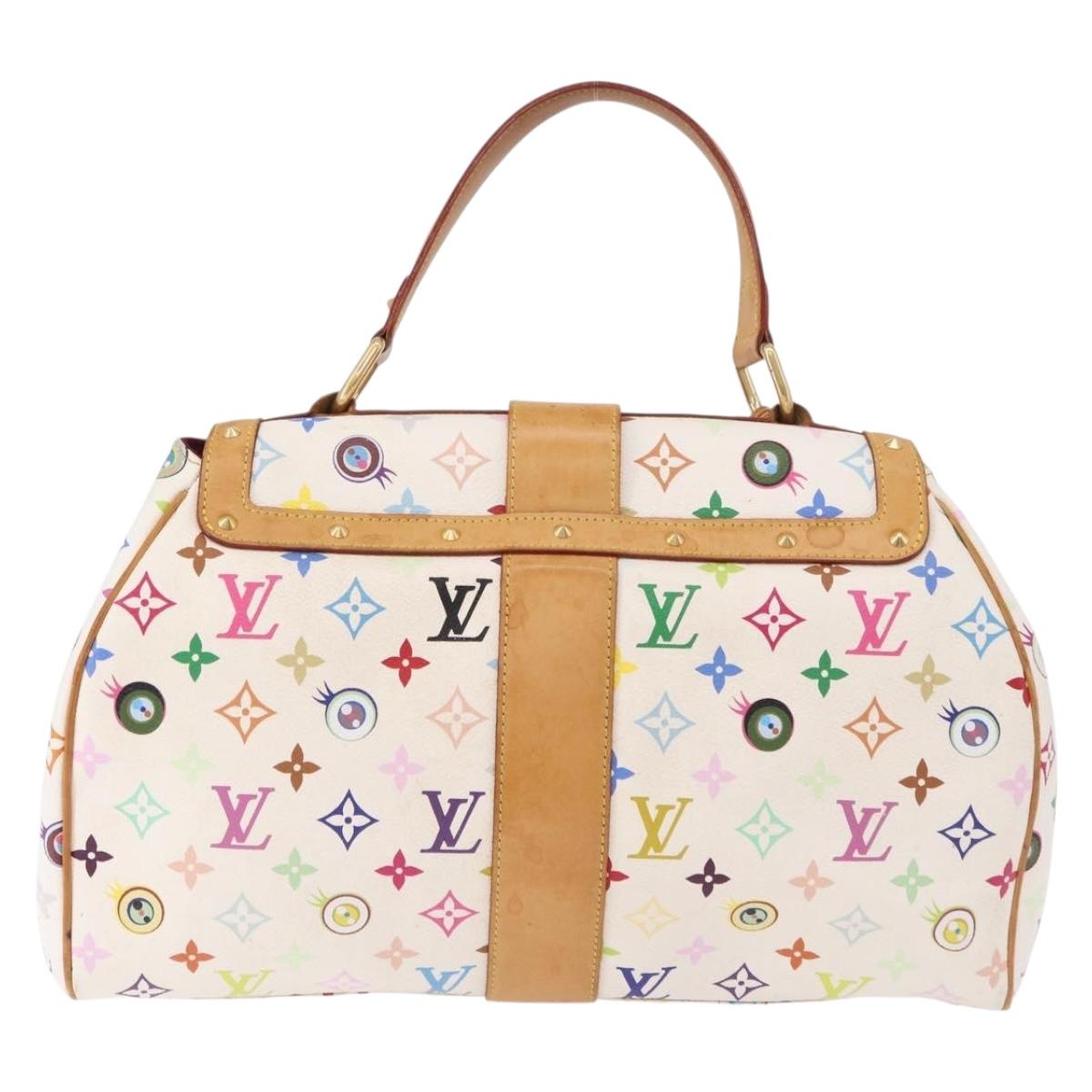 LOUIS VUITTON I Love Monogram Multicolor Sack Retro GM White M92053 Auth 192798A