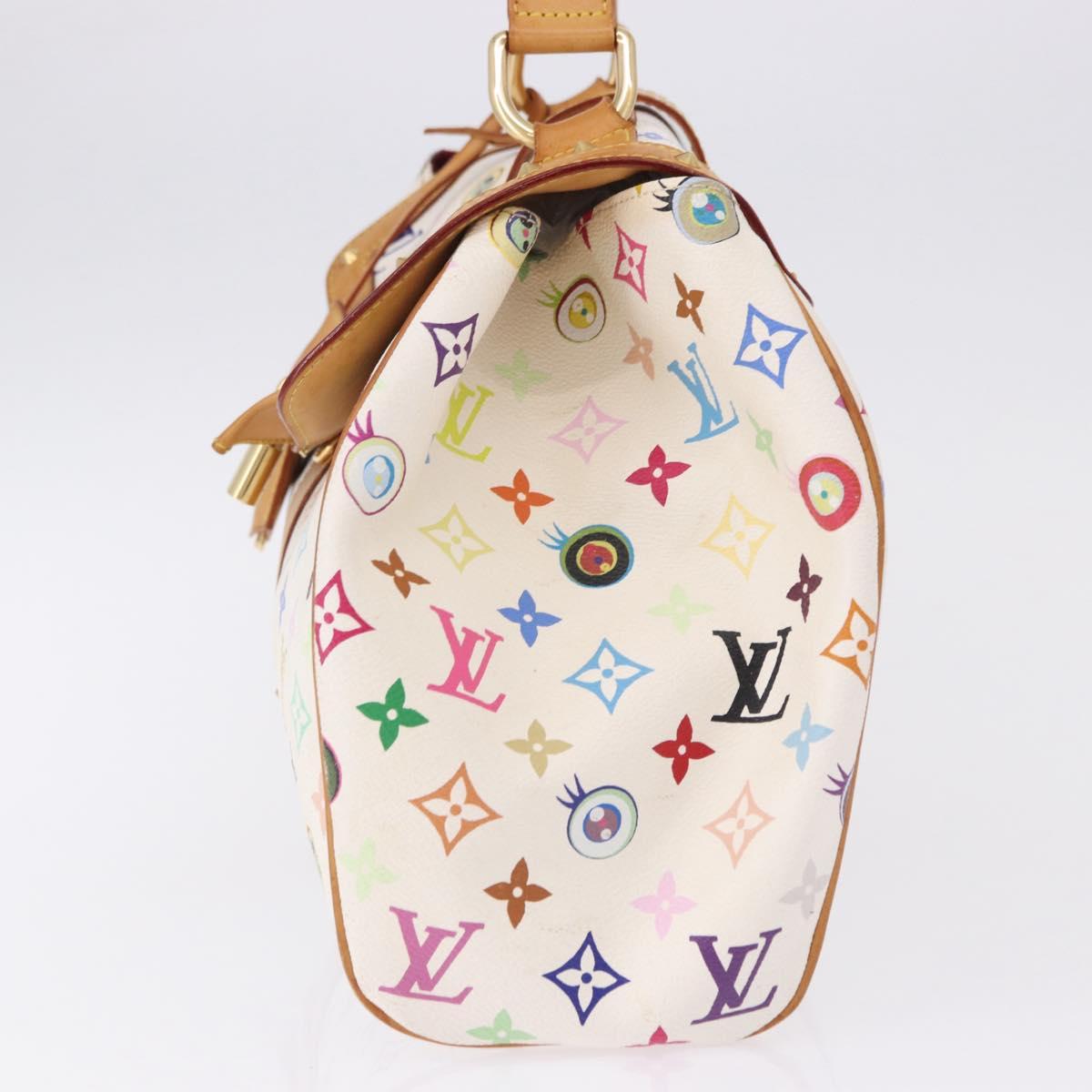 LOUIS VUITTON I Love Monogram Multicolor Sack Retro GM White M92053 Auth 192798A