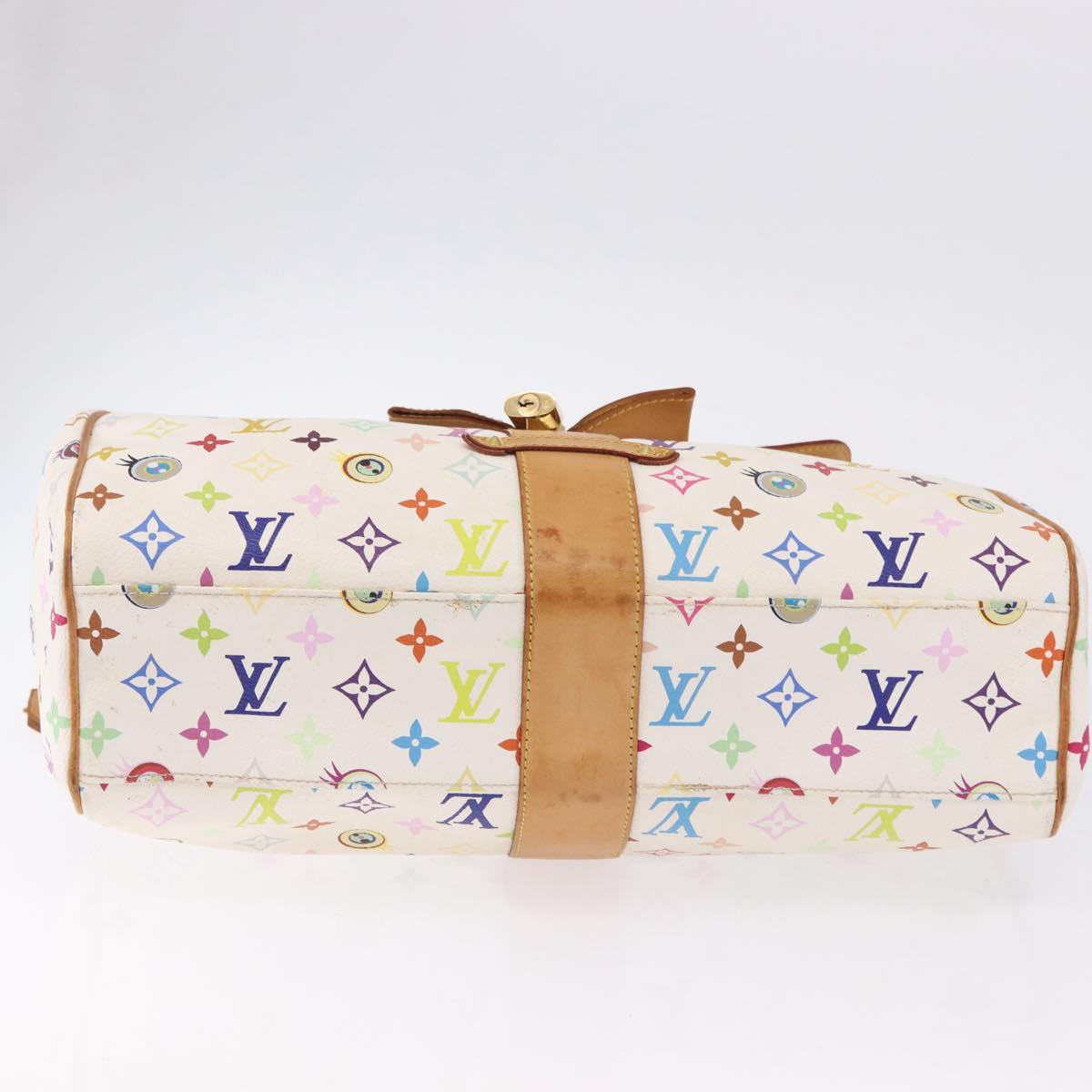 LOUIS VUITTON I Love Monogram Multicolor Sack Retro GM White M92053 Auth 192798A