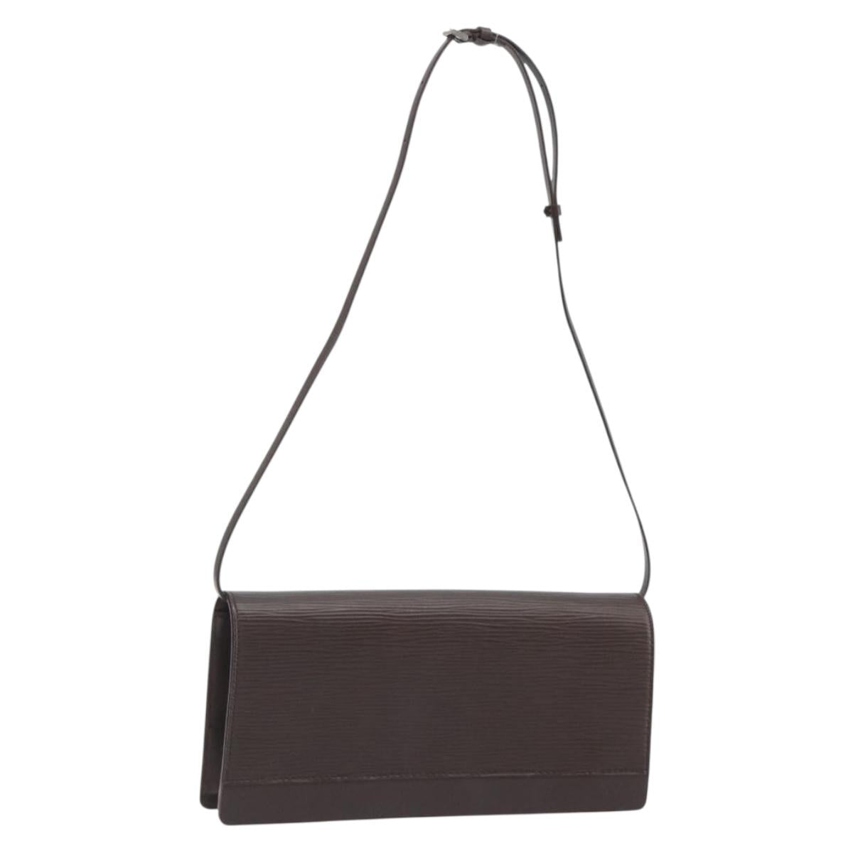 LOUIS VUITTON Epi Honfleur Shoulder Bag Mocha M5273C LV Auth 192811V