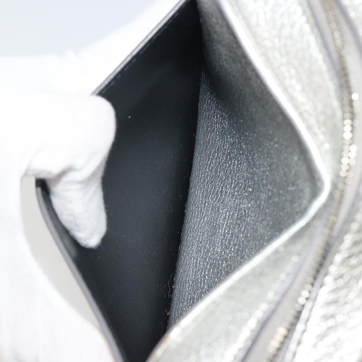 BALENCIAGA Everyday Shoulder Bag Leather Silver 552372 Auth 192828A