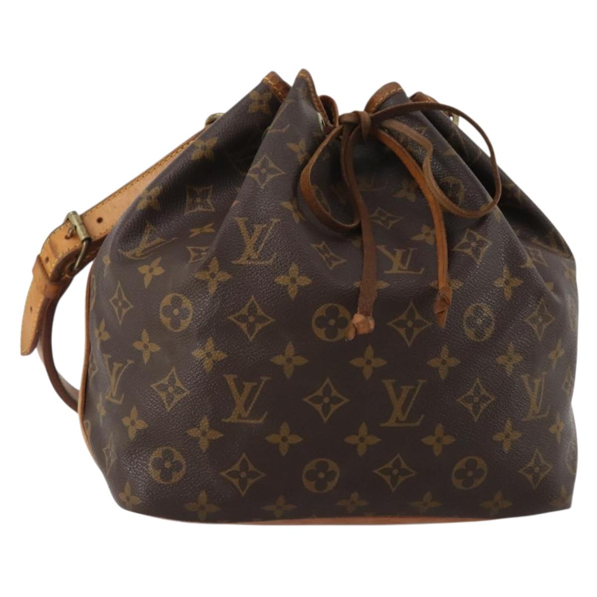 LOUIS VUITTON Monogram Petit Noe Shoulder Bag M42226 LV Auth 192831A